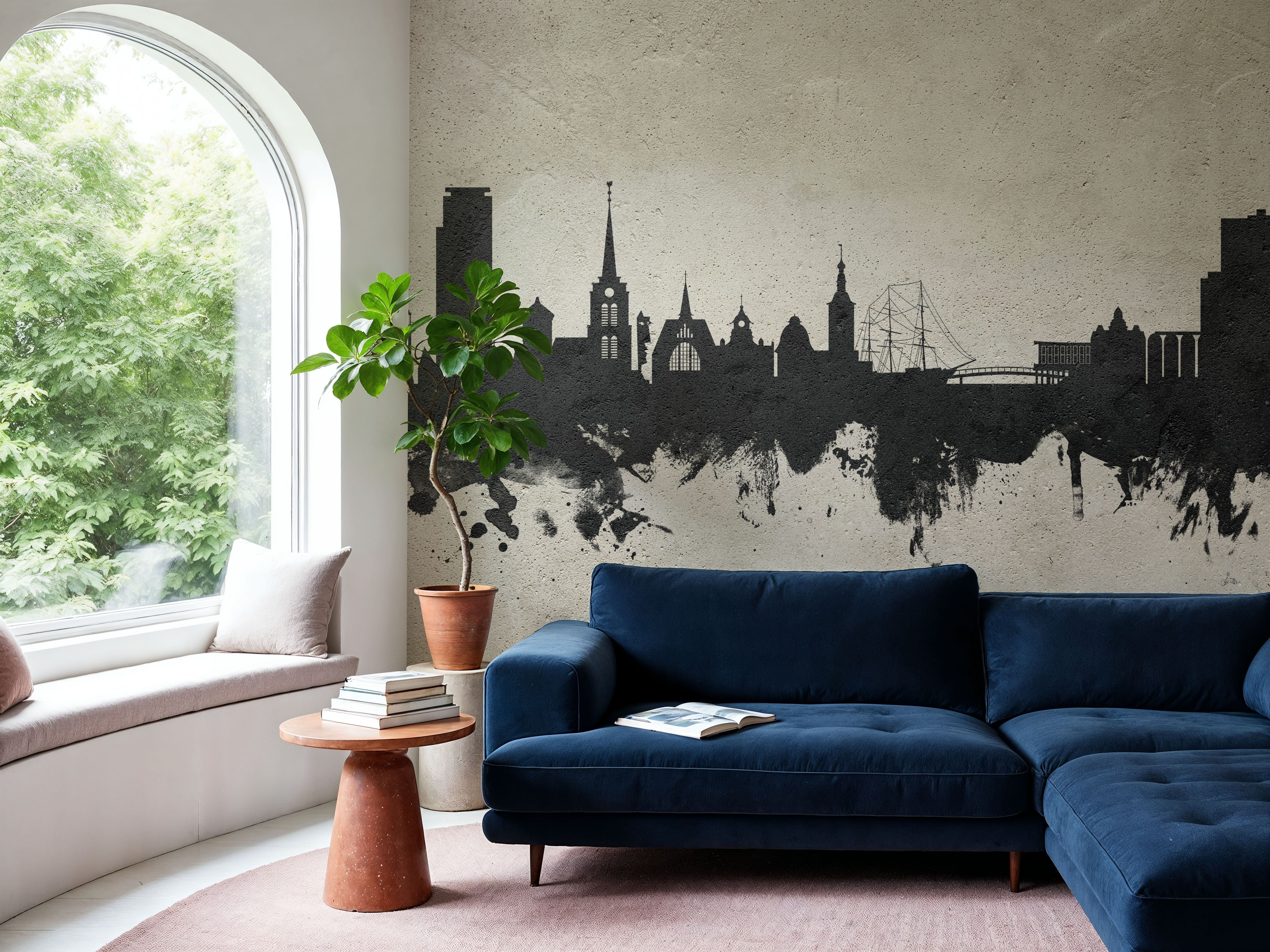Halmstad Sweden Skyline Concrete