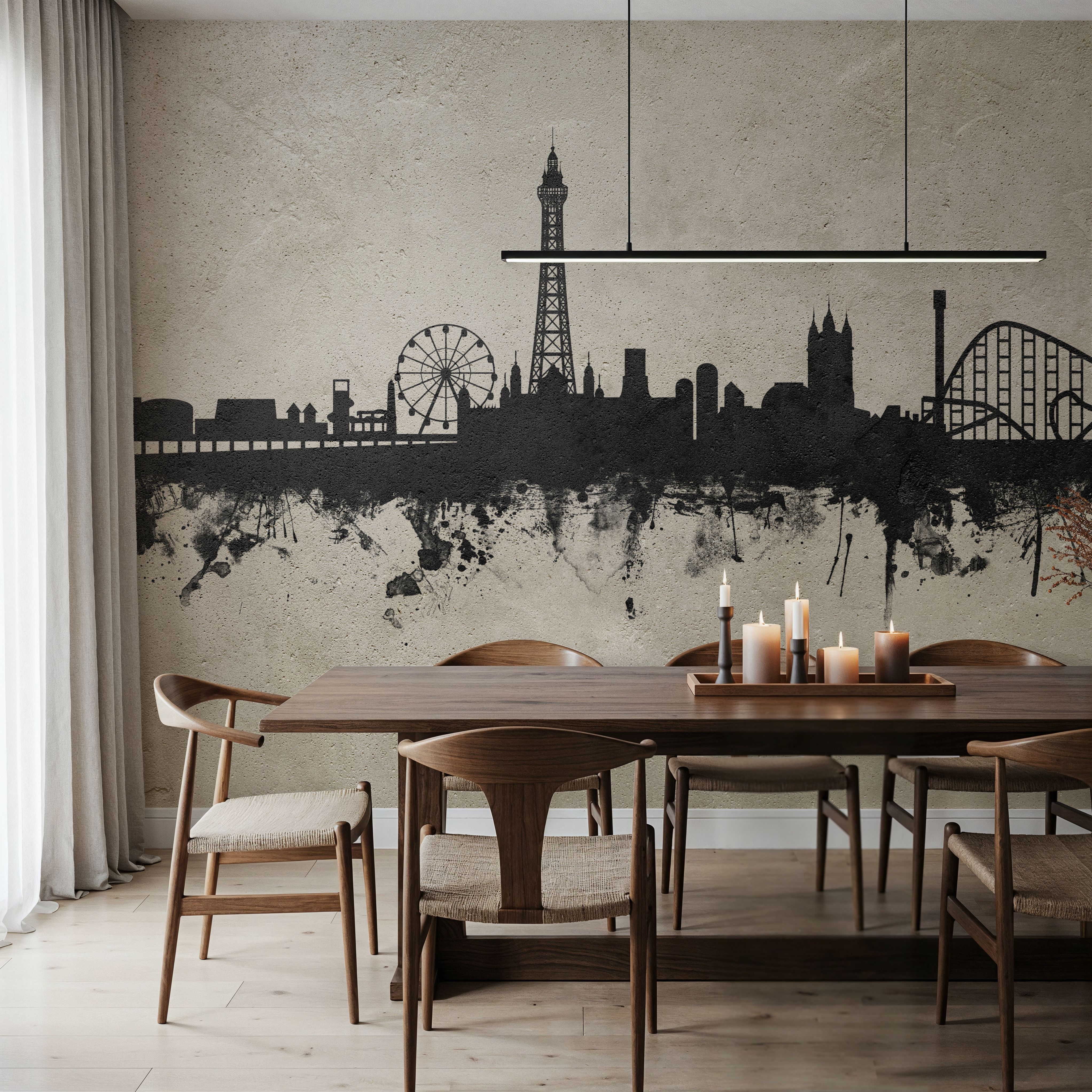 Blackpool England Skyline Concrete
