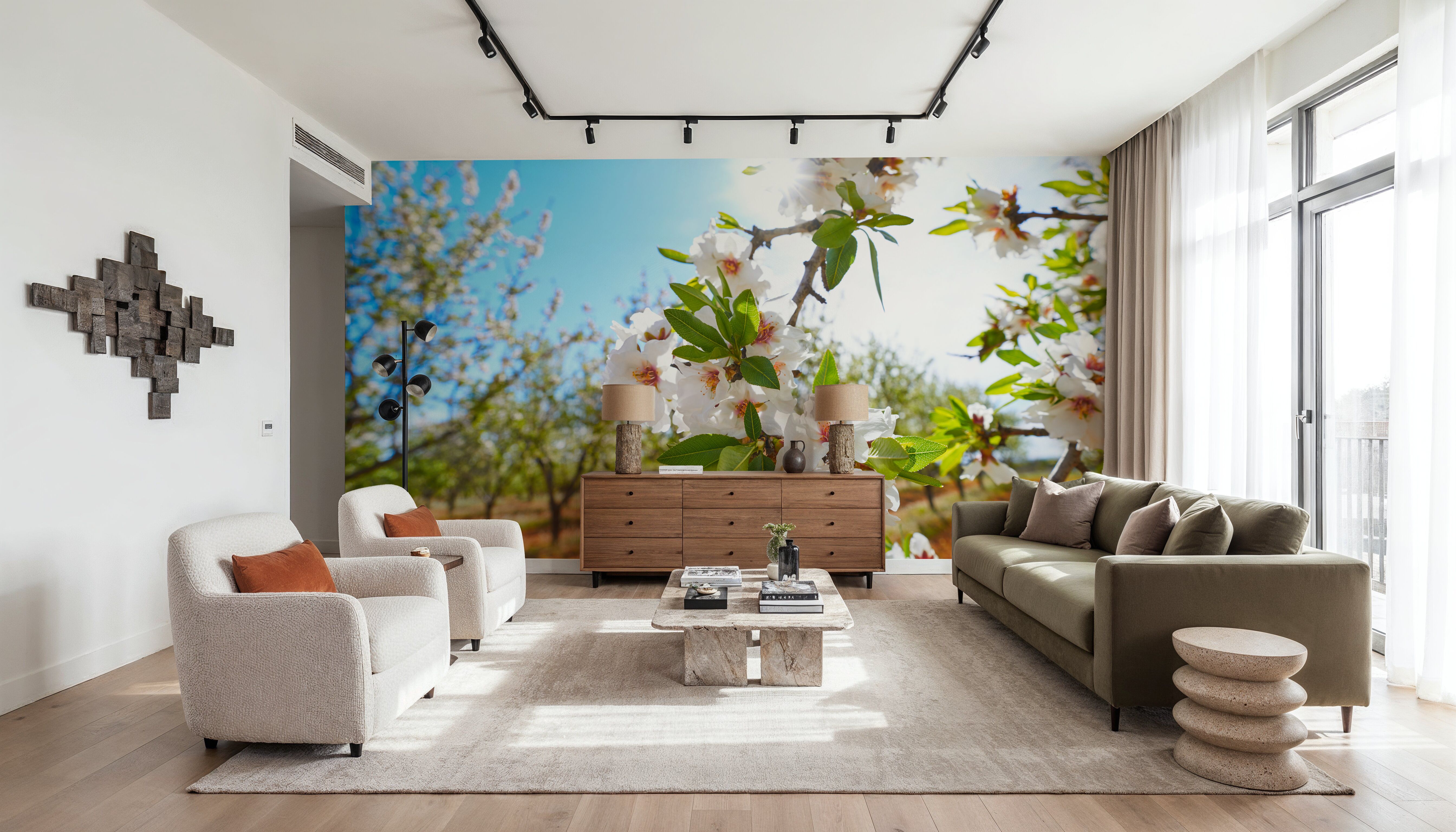 Almond Blossom Orchard