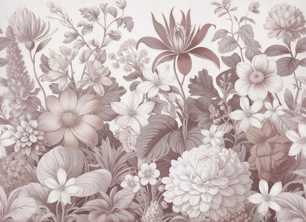 Dahlia Days, Dusty Pink