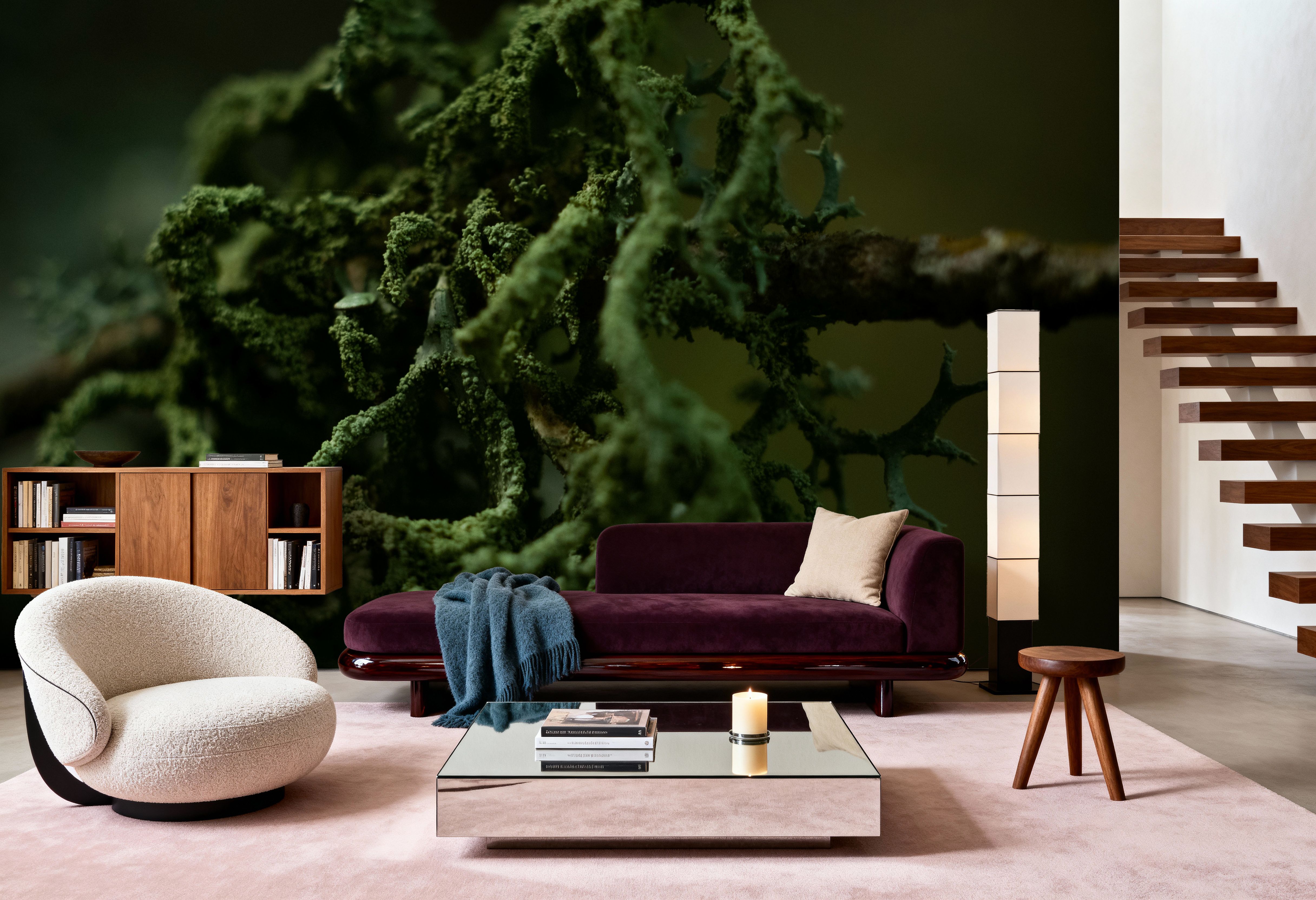 Moss Macro, Papier peint