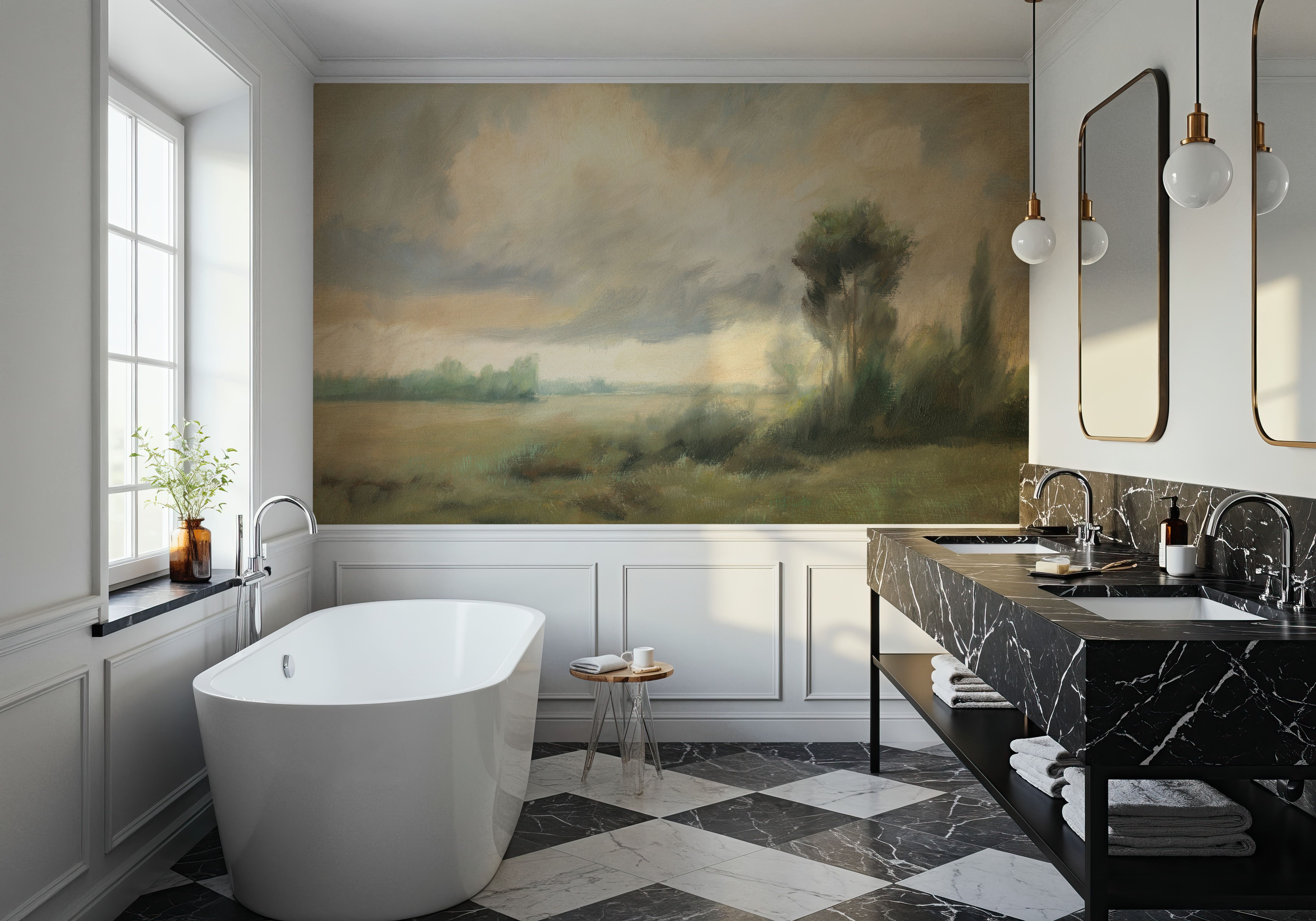Vintage English Countryside I, Papel pintado