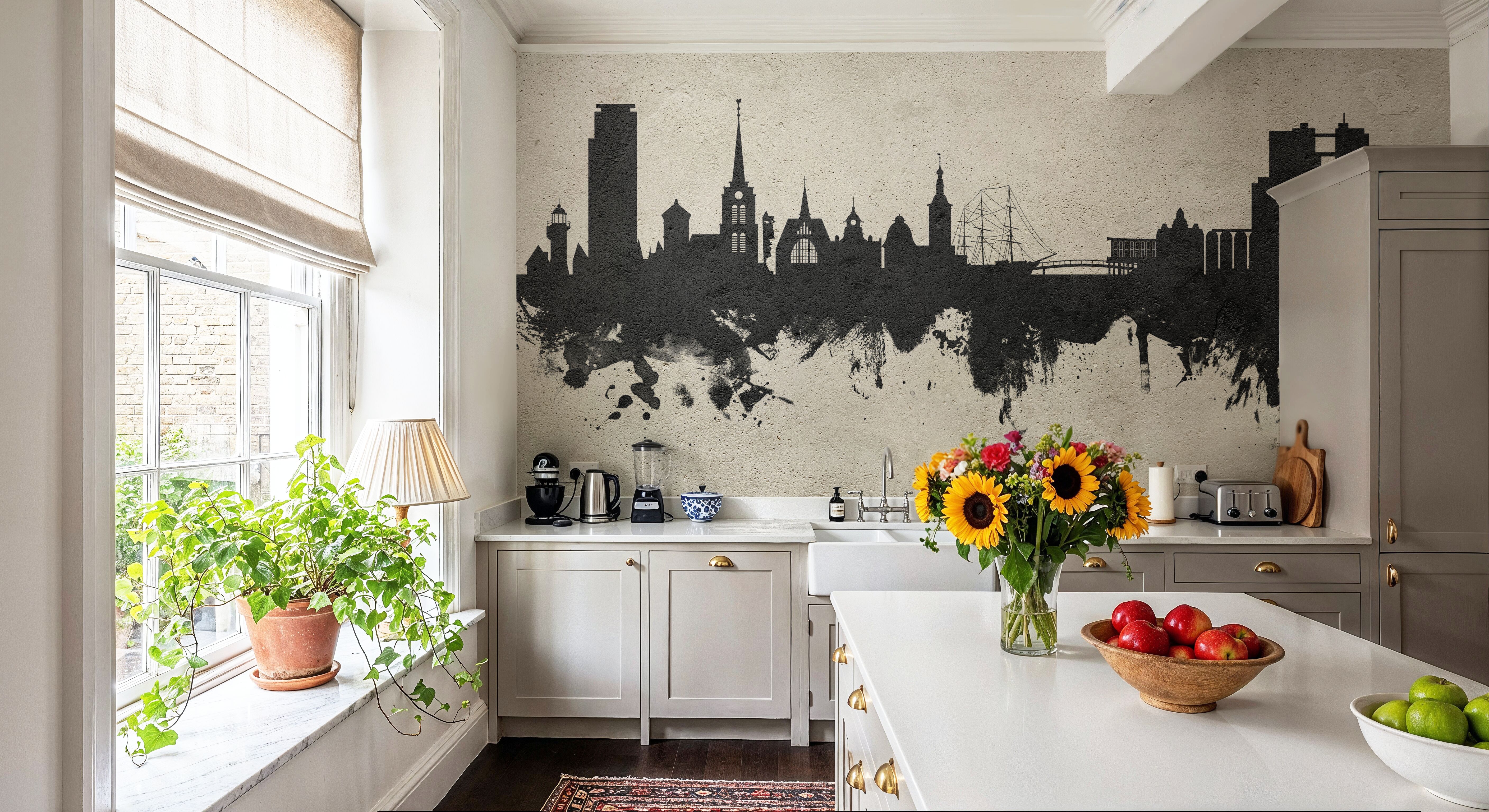 Halmstad Sweden Skyline Concrete