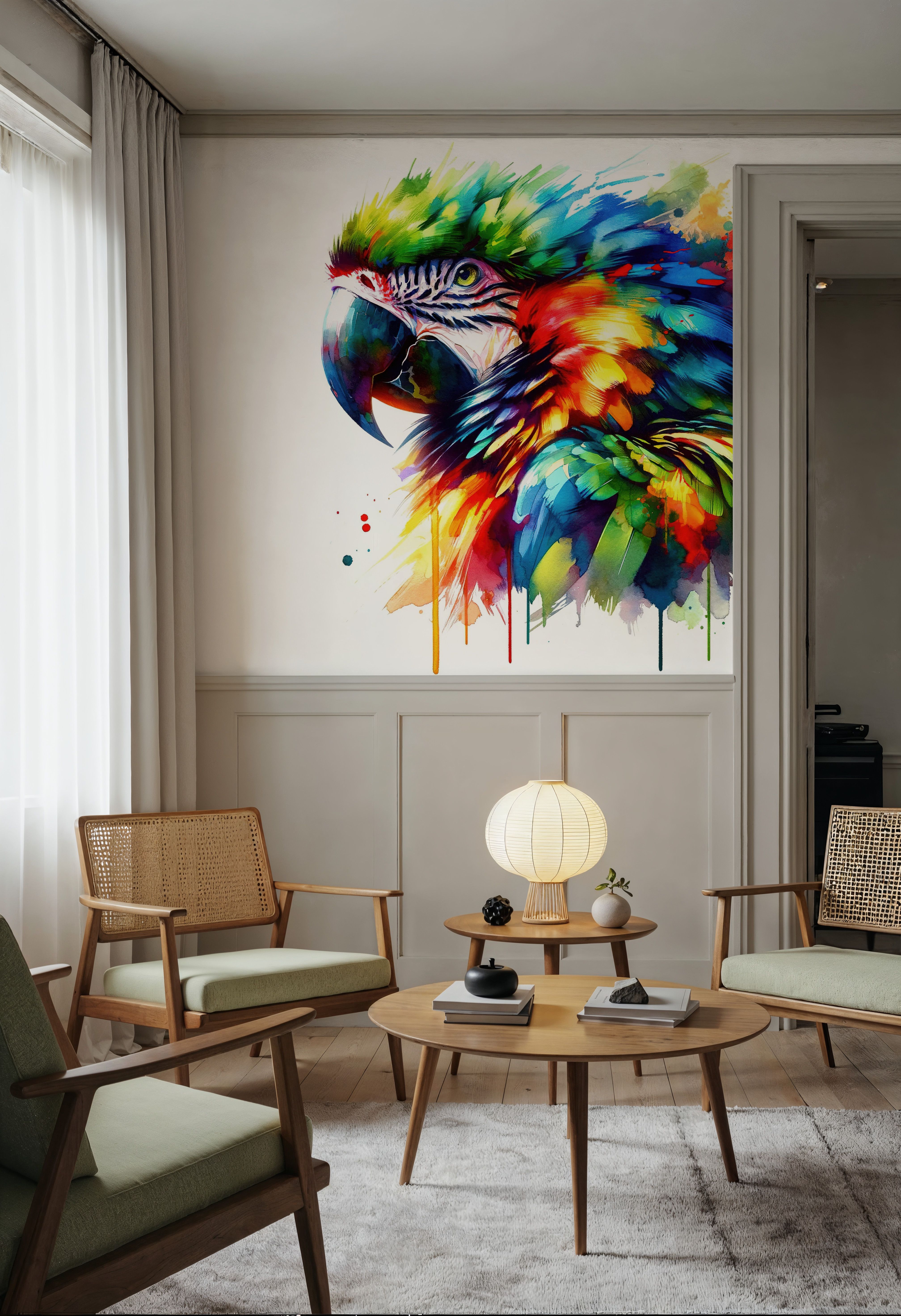 Vibrant Parrot's Tropical Essence