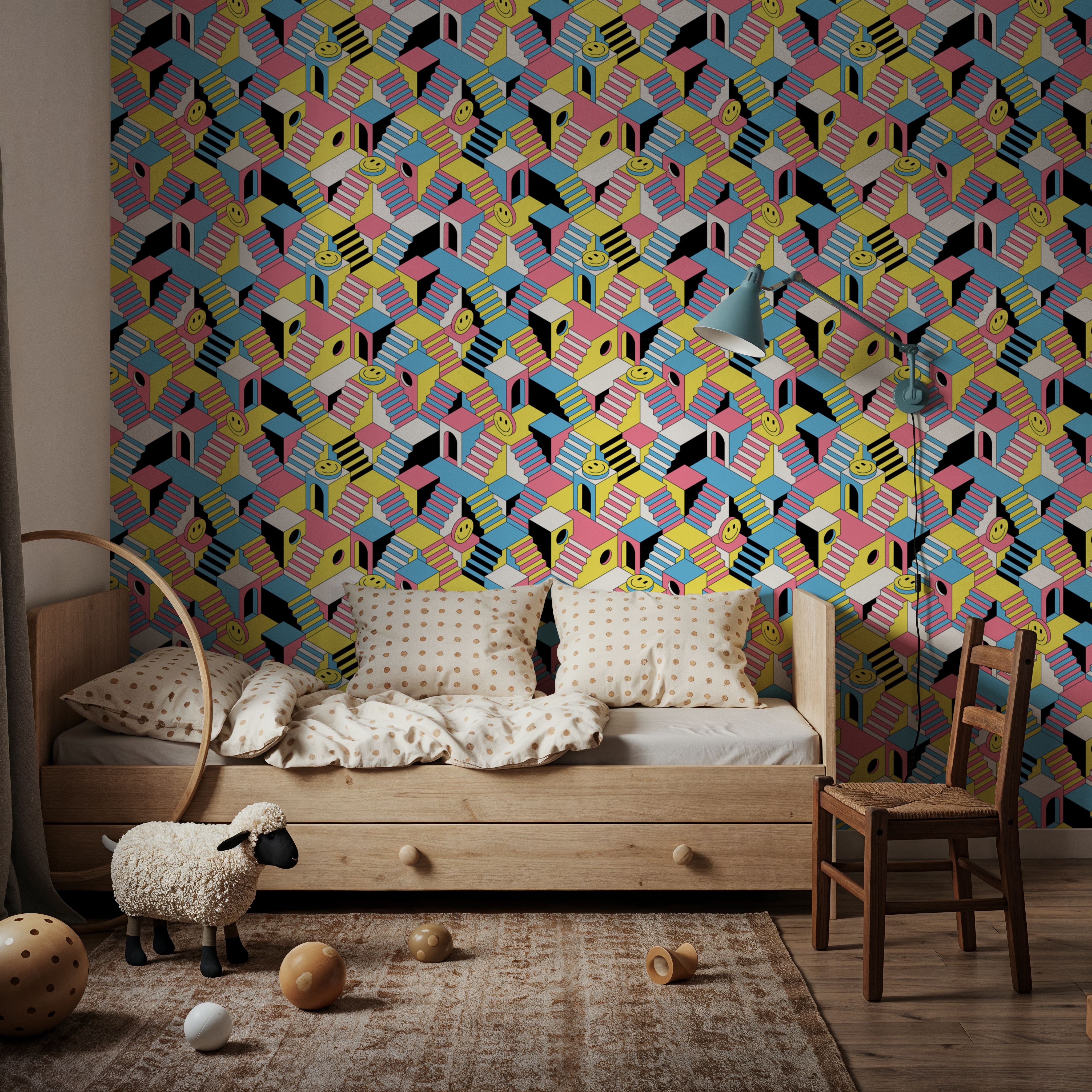 Smiley Maze, Wallpaper