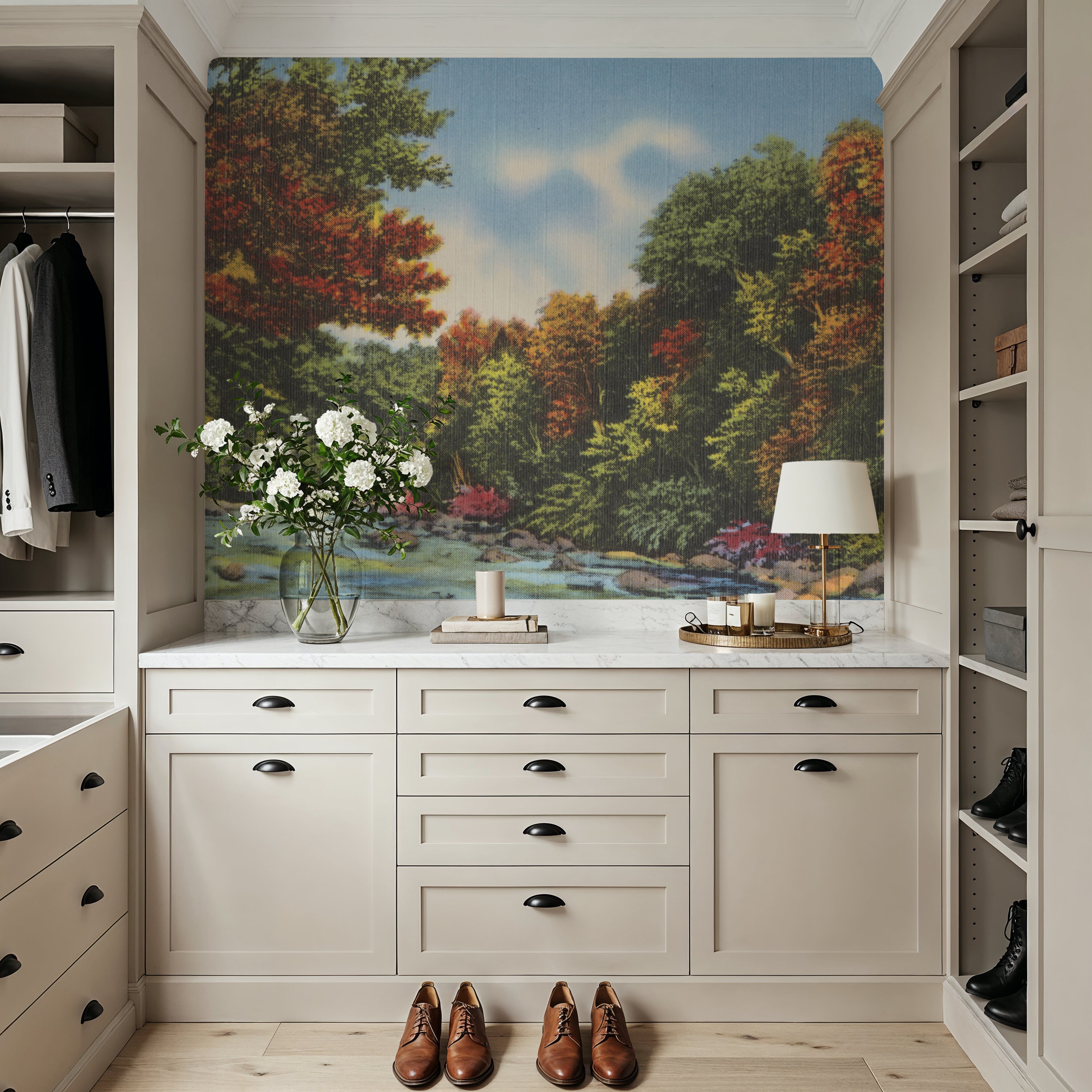 Color River - Screenprint Postcard