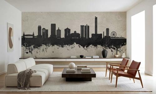 Atlantic City New Jersey Skyline Concrete