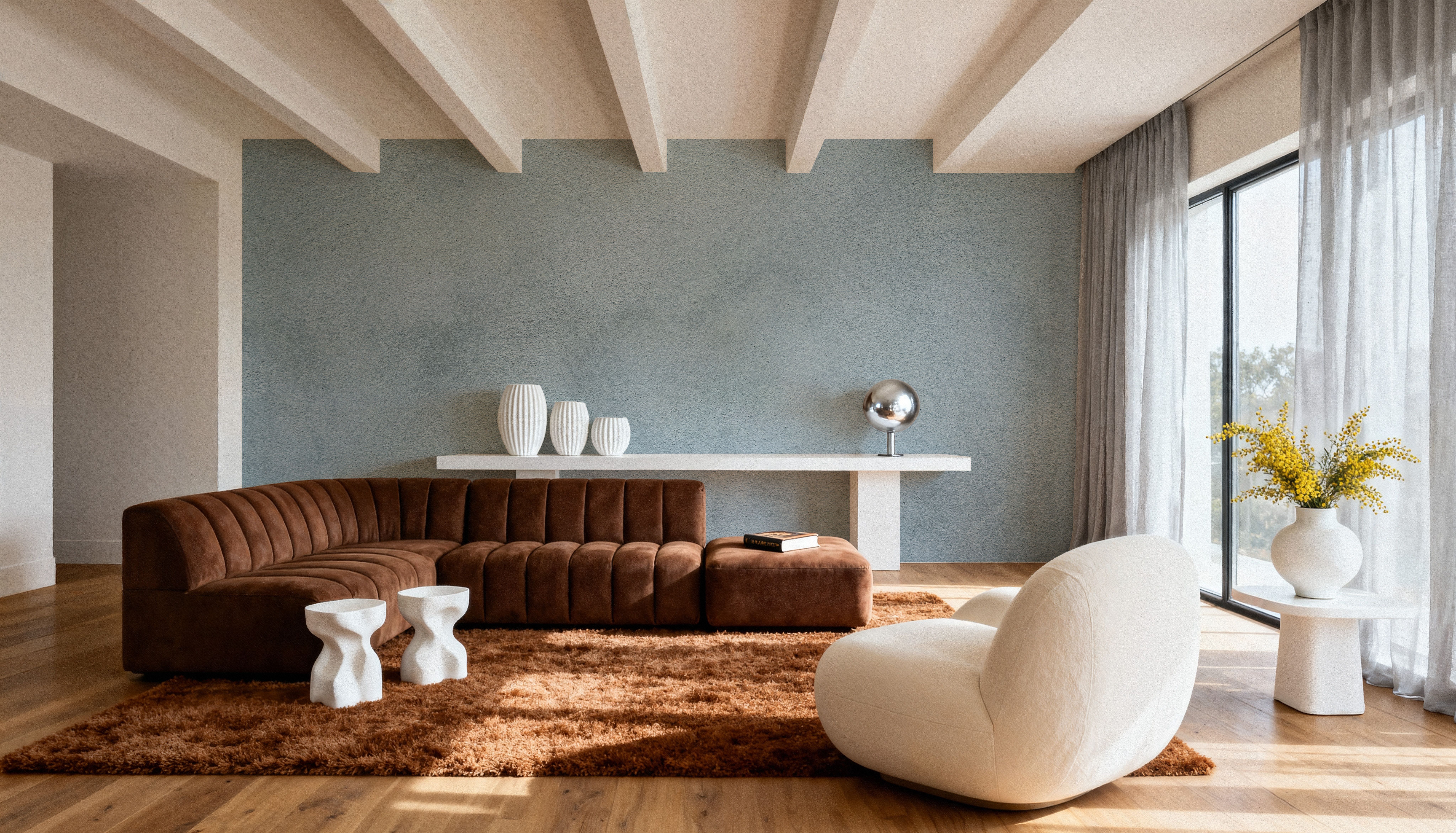 Stucco, Ice Blue