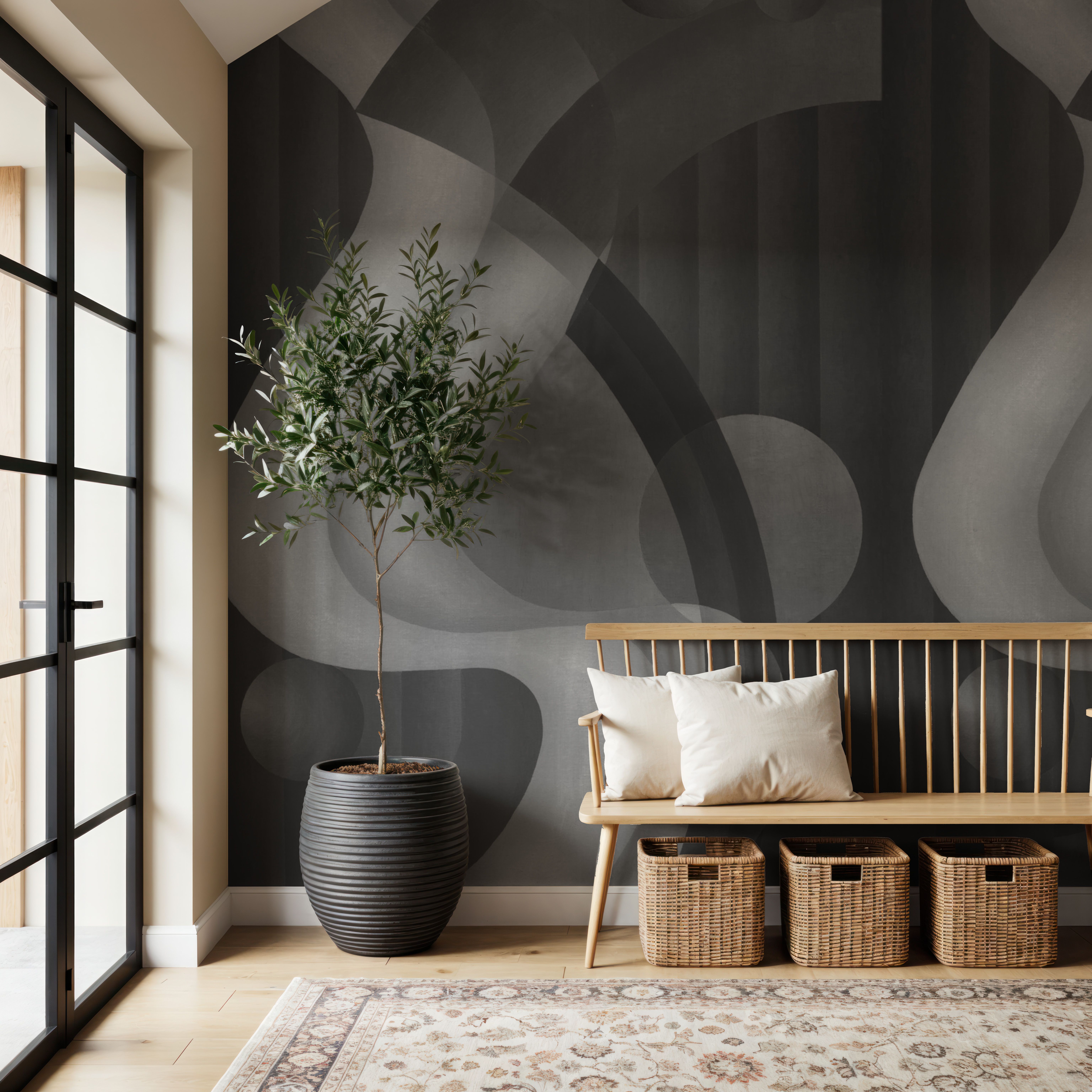 Adaption of Composition no. 61, Wallpaper