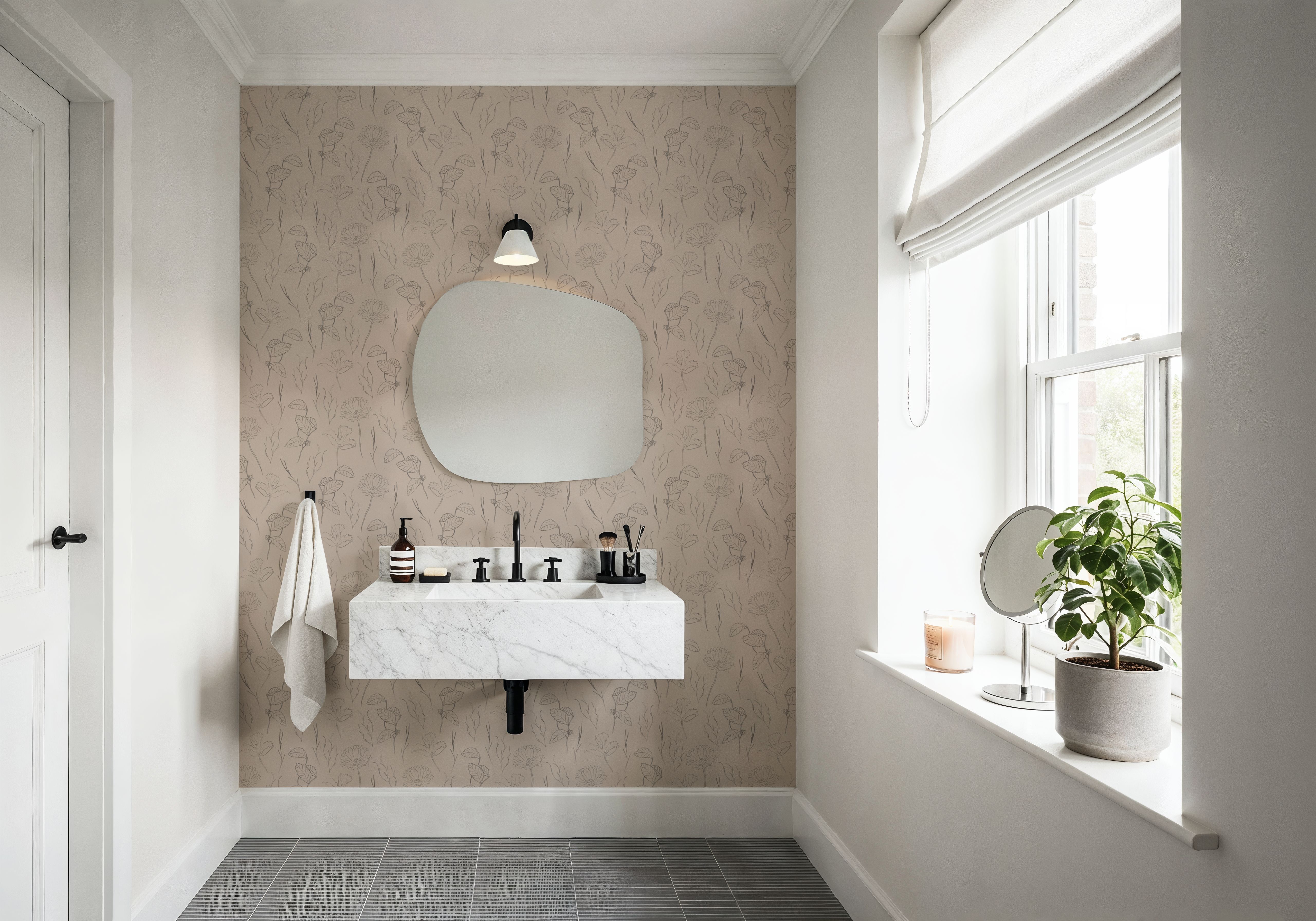 Botanical Study Beige