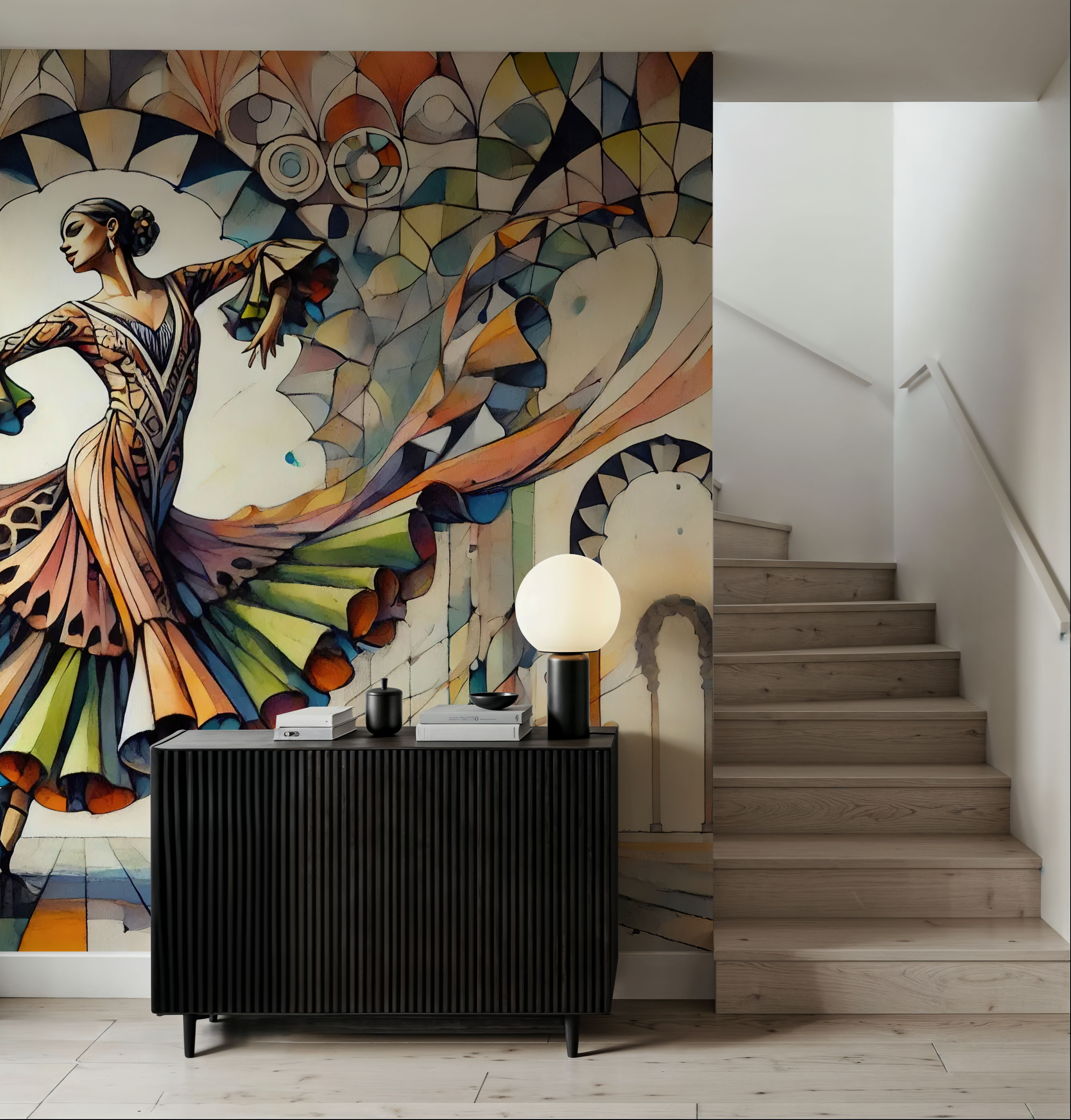 Flamenco Dancer in Art Deco