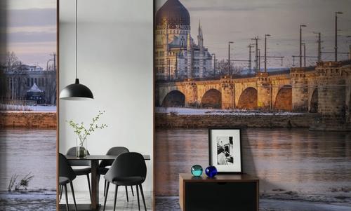 Winter City Bridge