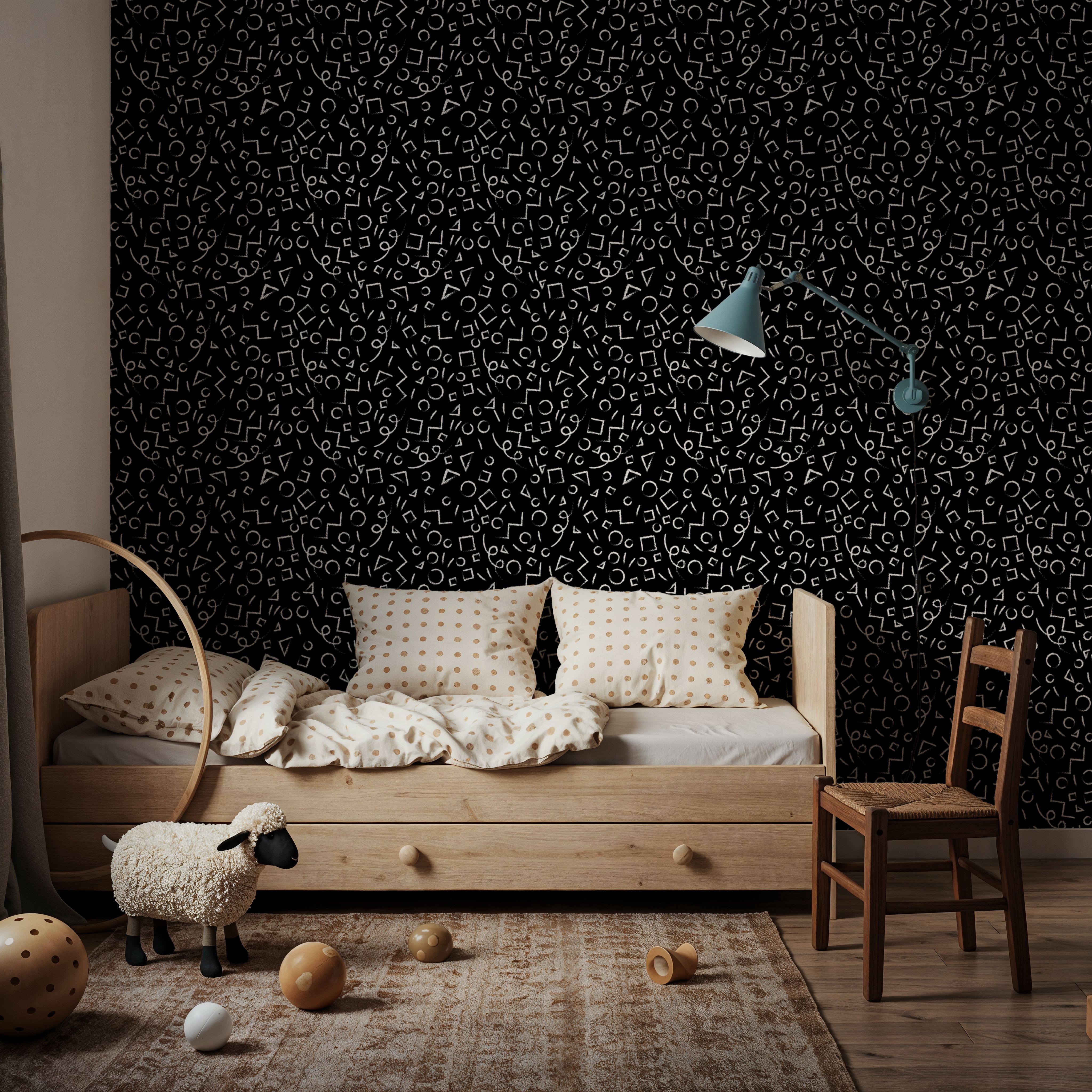 90's Confetti, Black