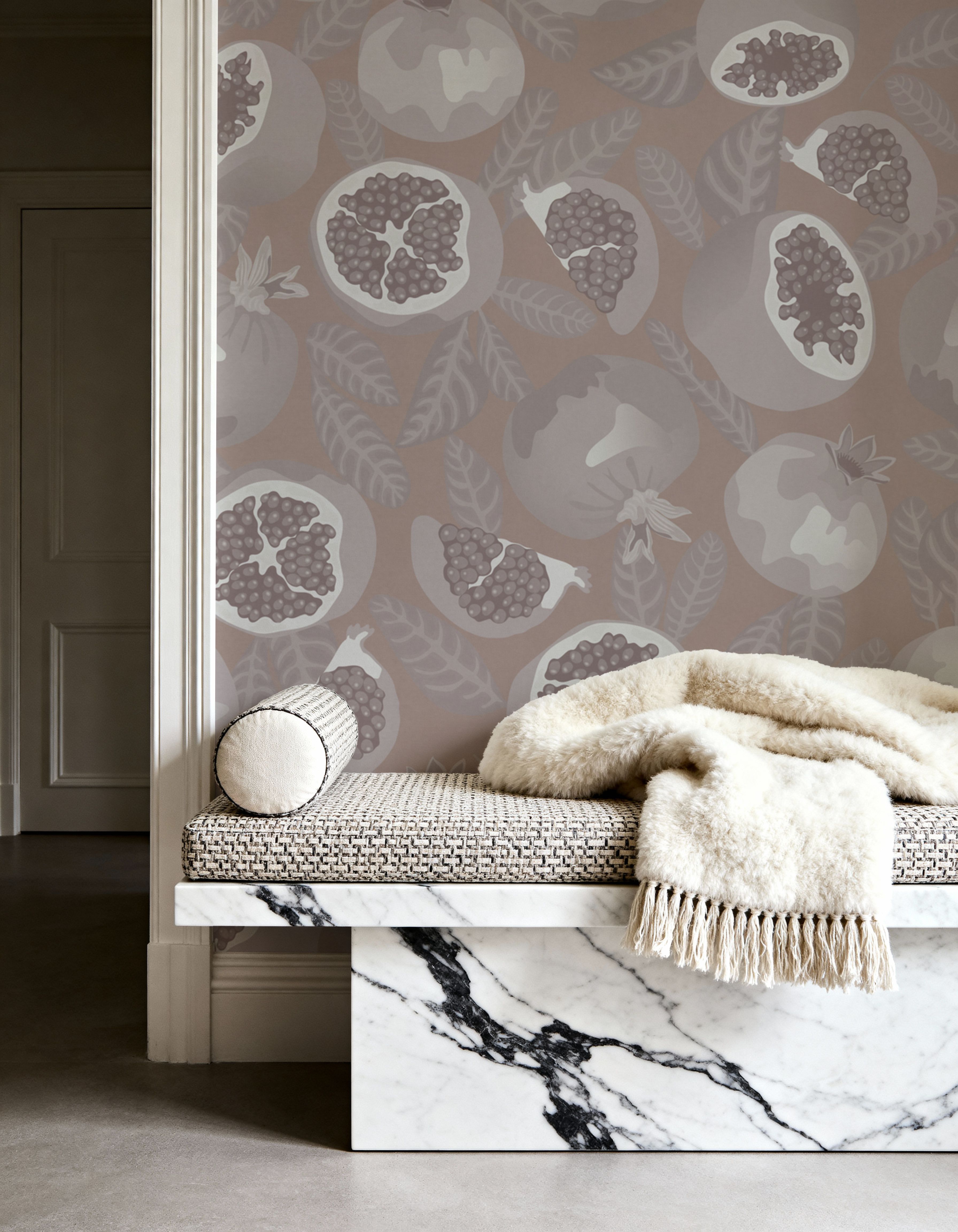 Pomegranate Beige, Wallpaper