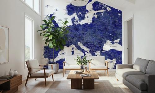 Europe Map Detailed - Emery