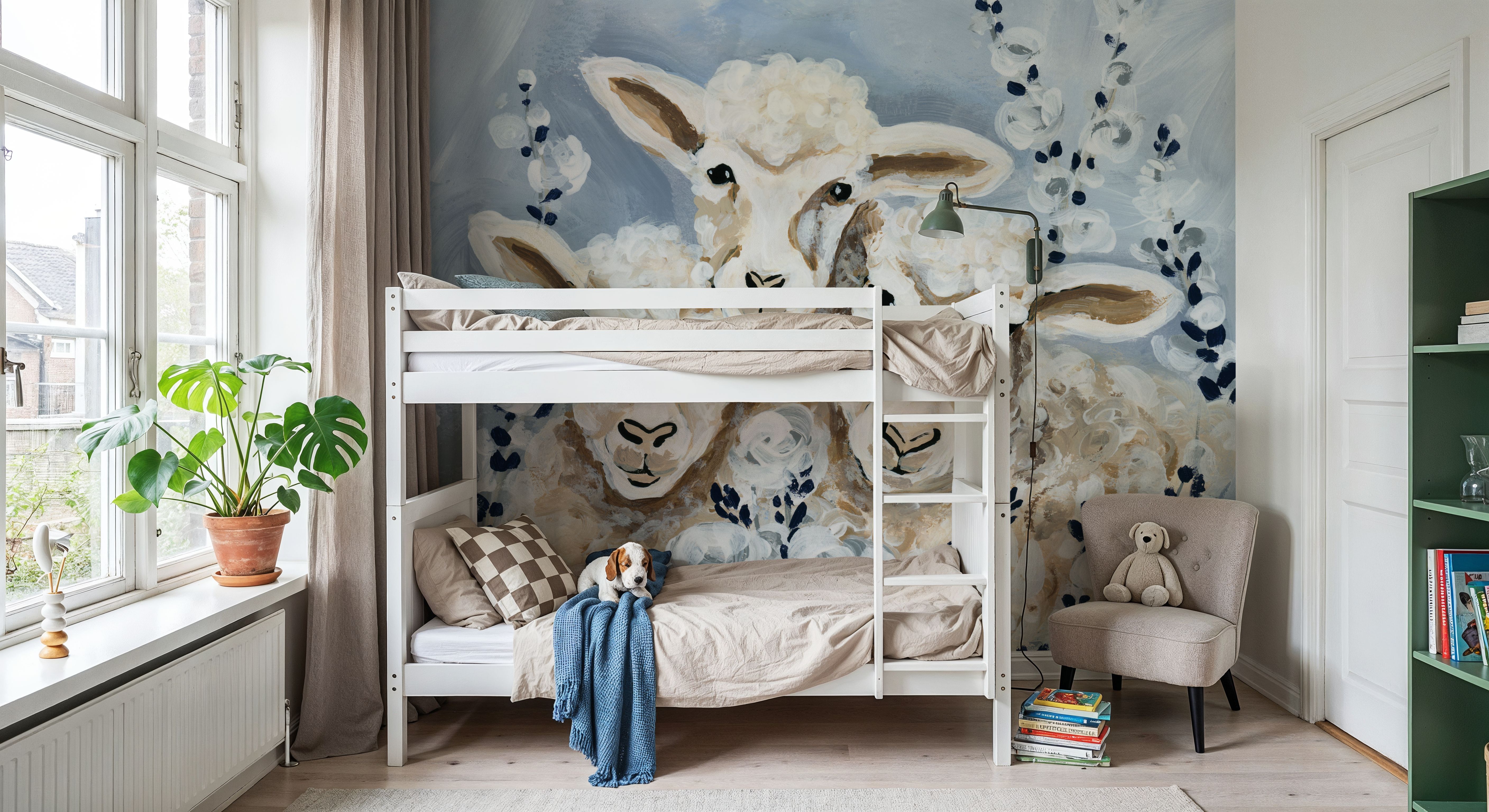 Sheep in the Meadow, Carte da parati