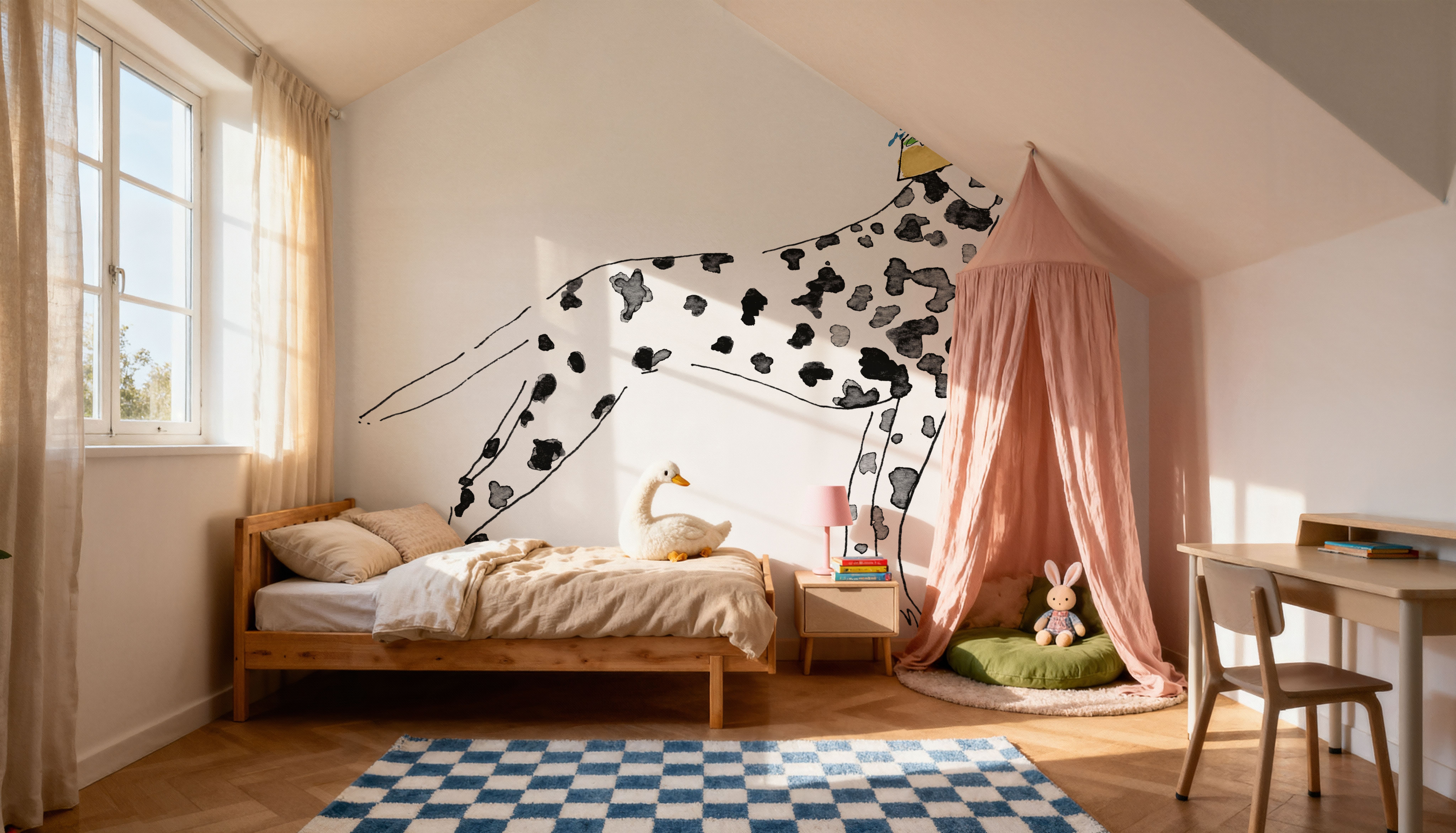 Spring Dalmatian, Wallpaper