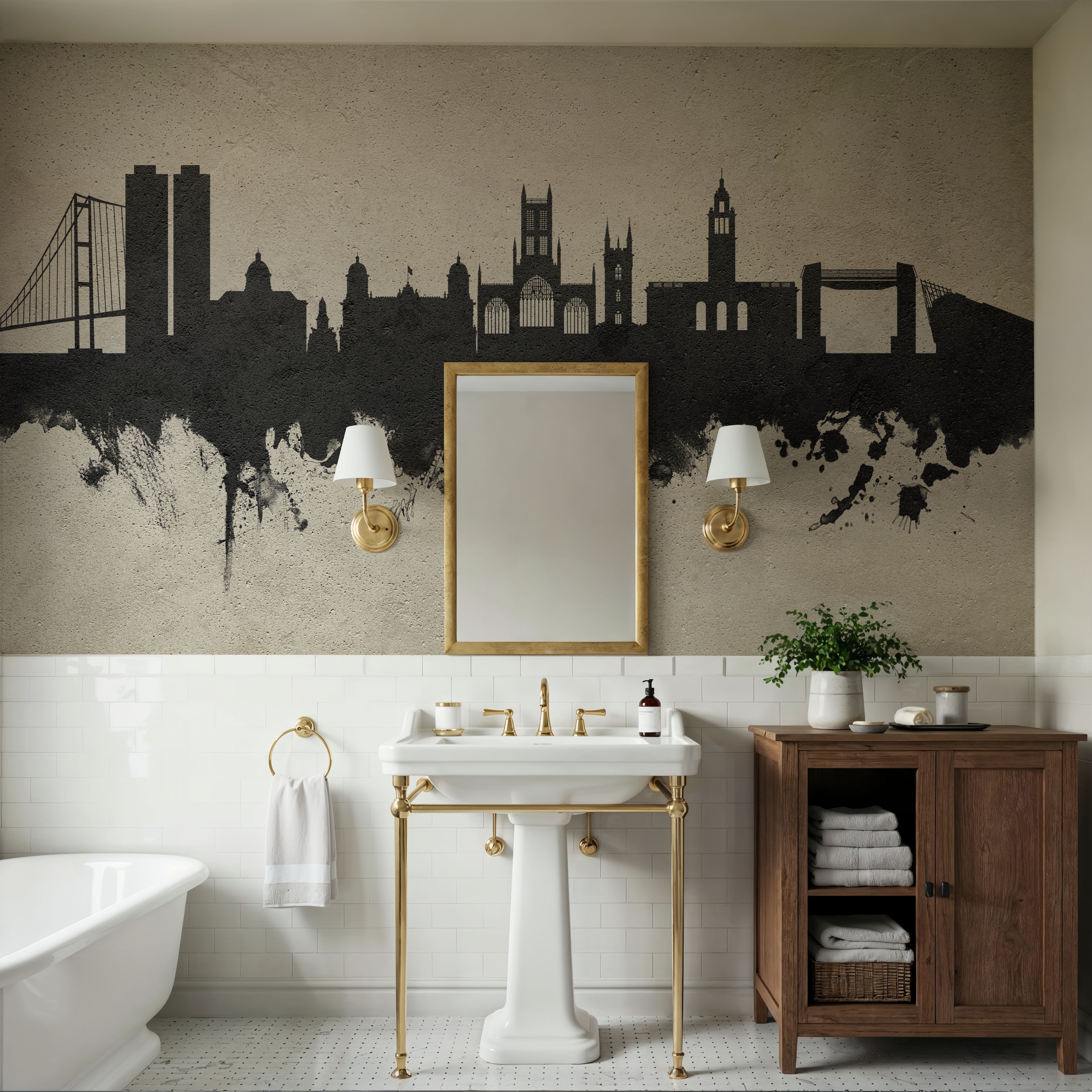 Kingston upon Hull England Skyline Concrete