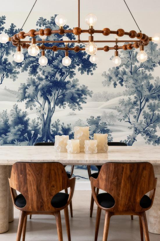 Pastoral Toile, Royal Blue