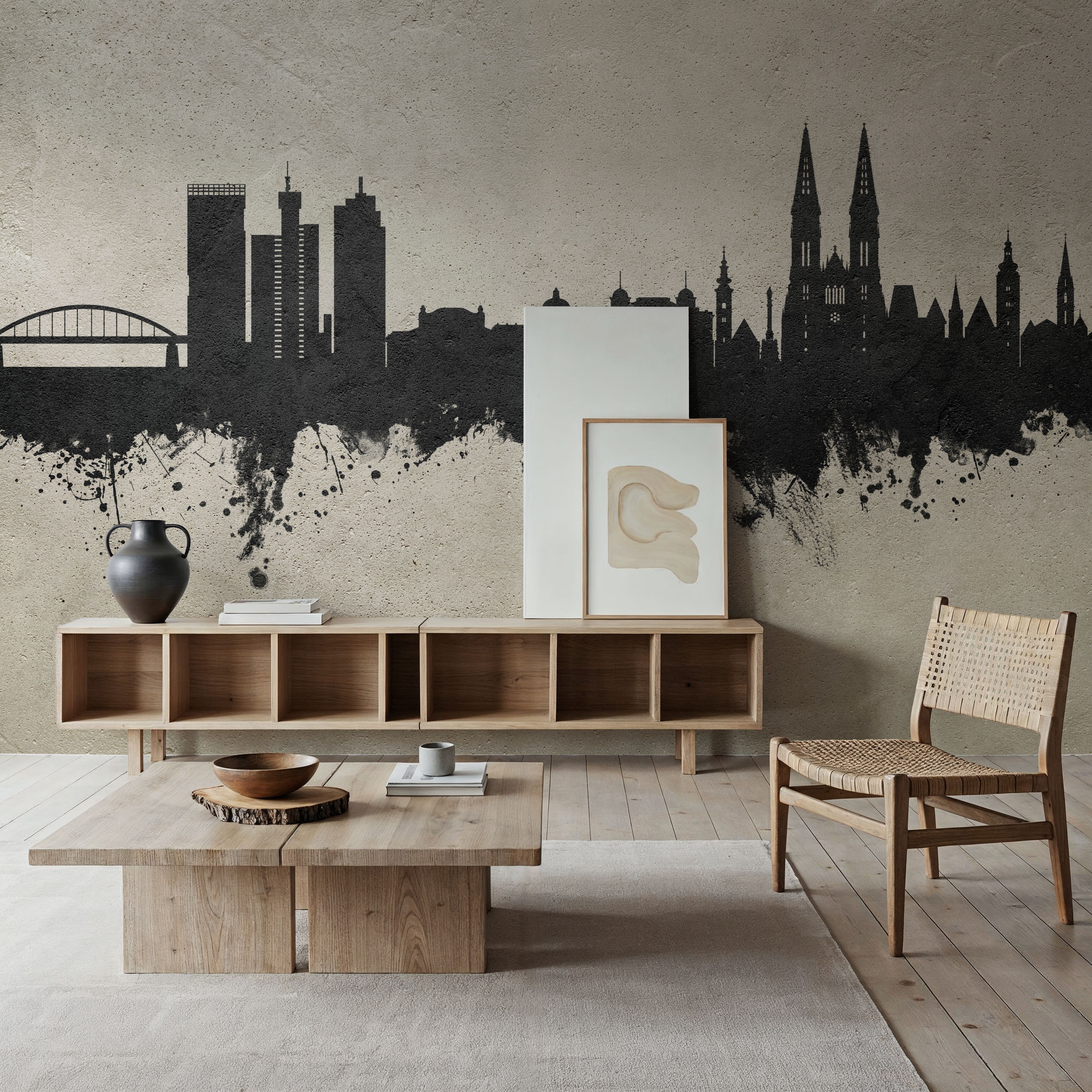 Zagreb Croatia Skyline Concrete