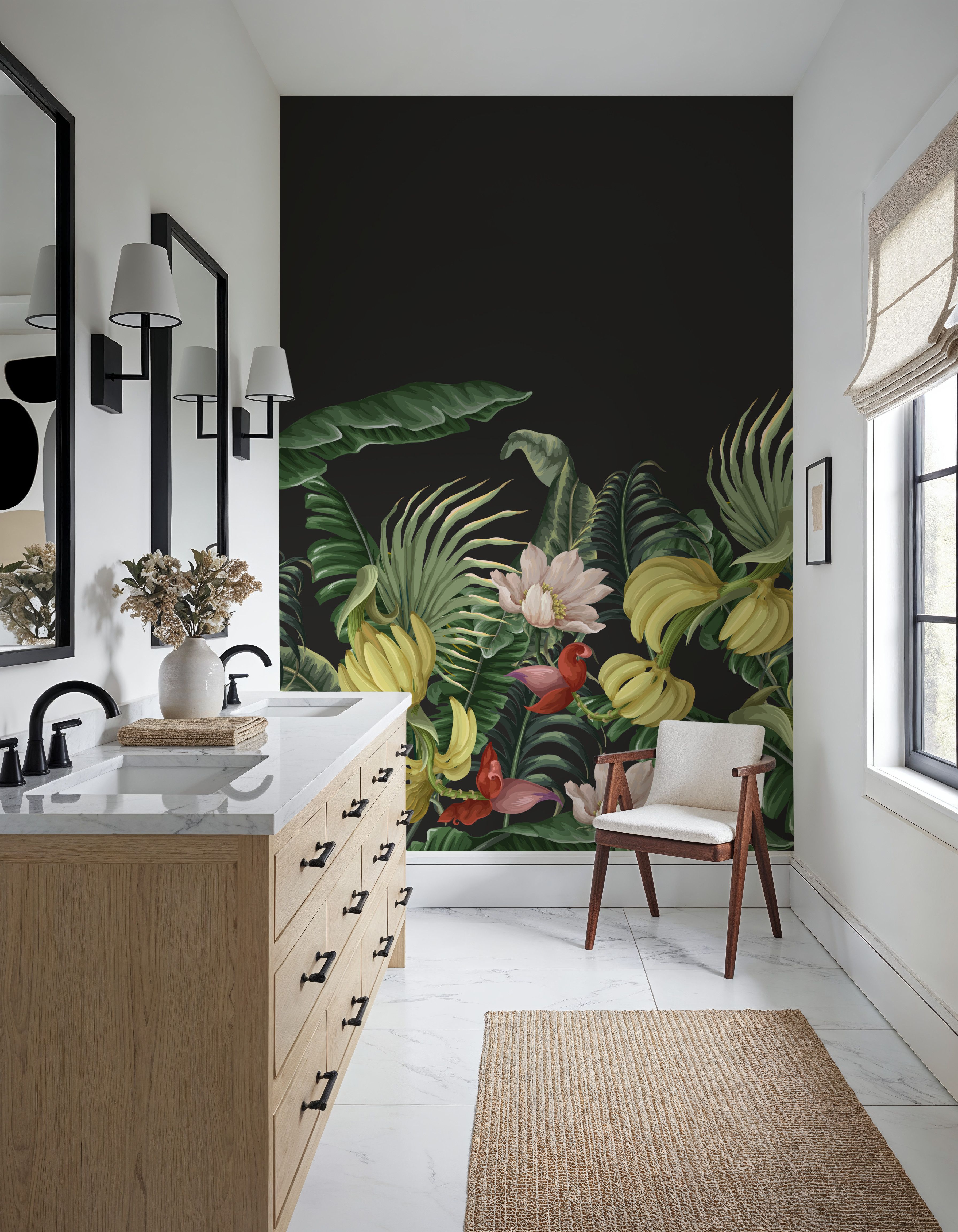 Banana Bloom Border