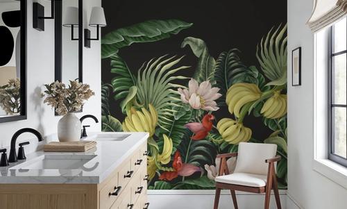 Banana Bloom Border