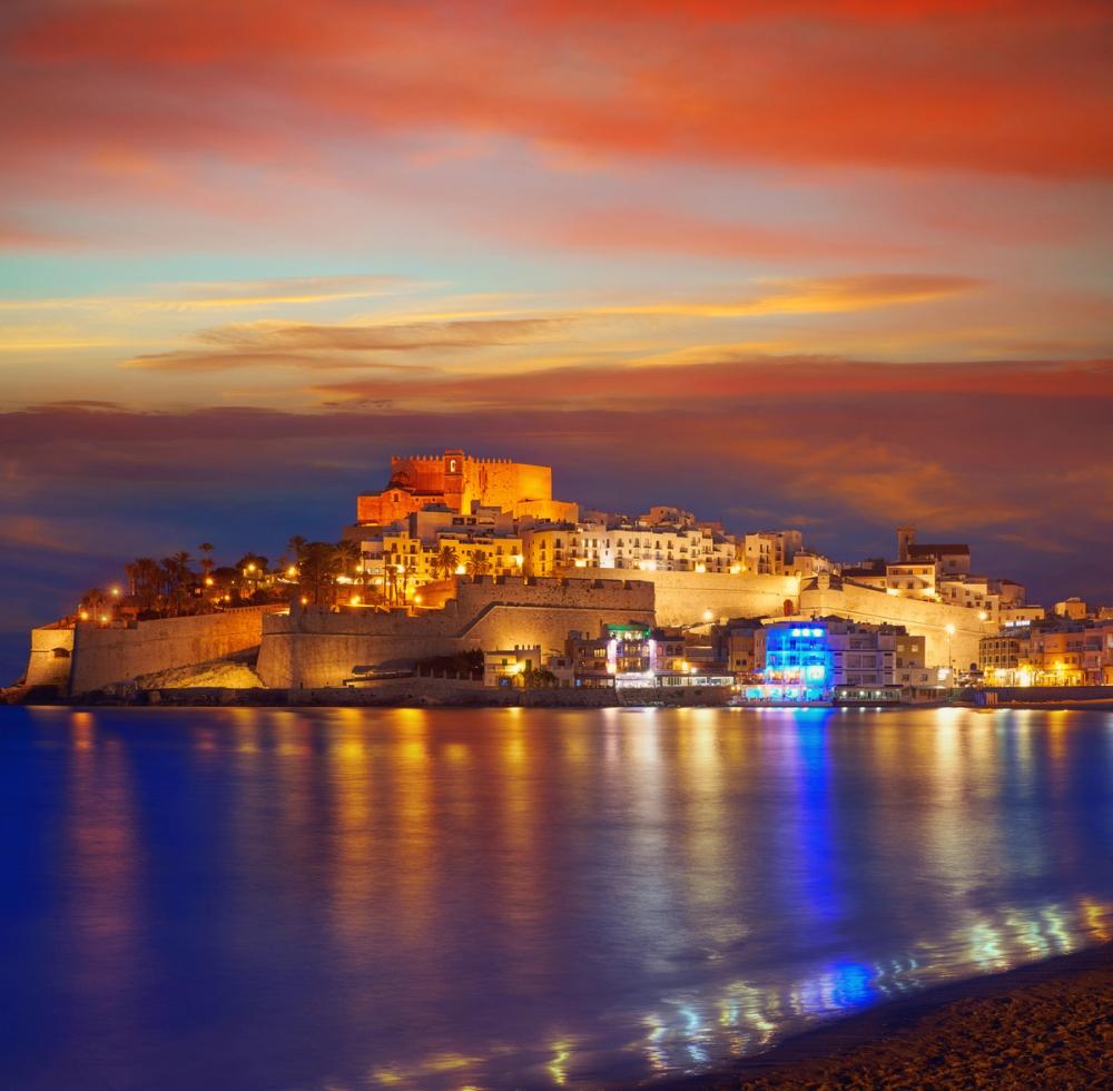 Mediterranean Castle Sunset