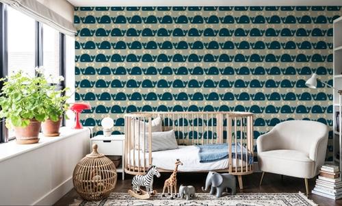 Wandering Whales, Teal