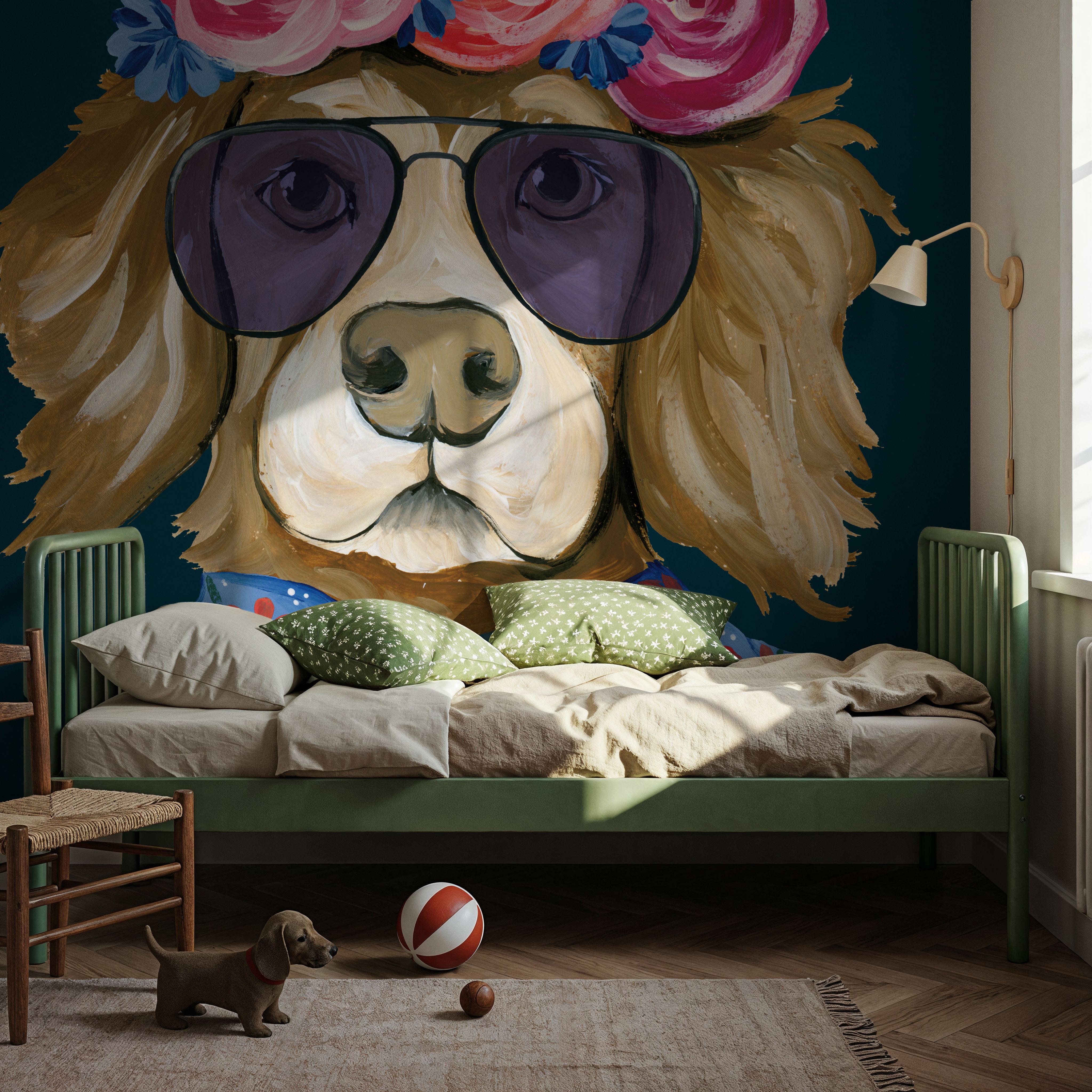 Glitzy Golden Retriever