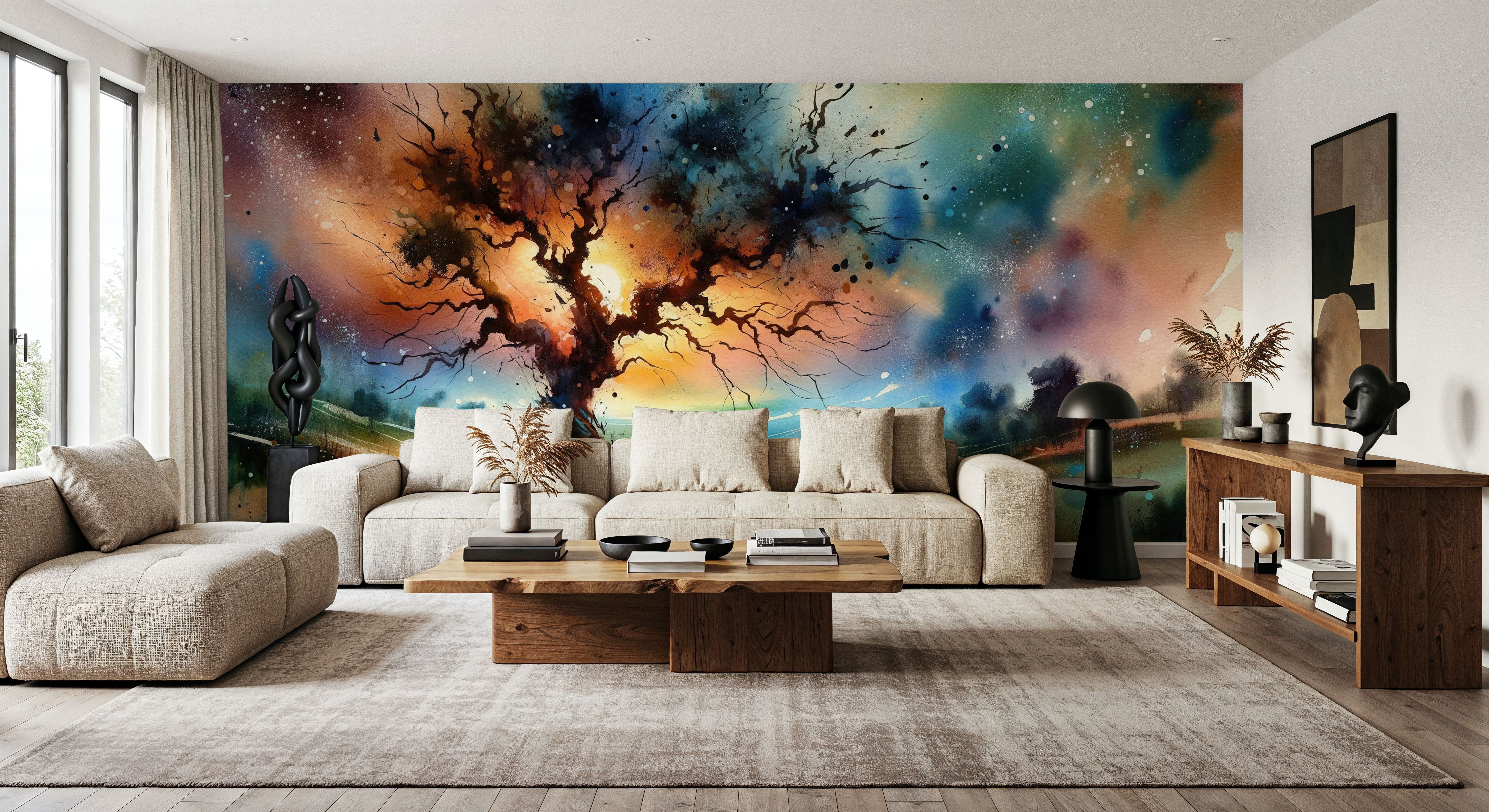 Lonely Tree Starry Night