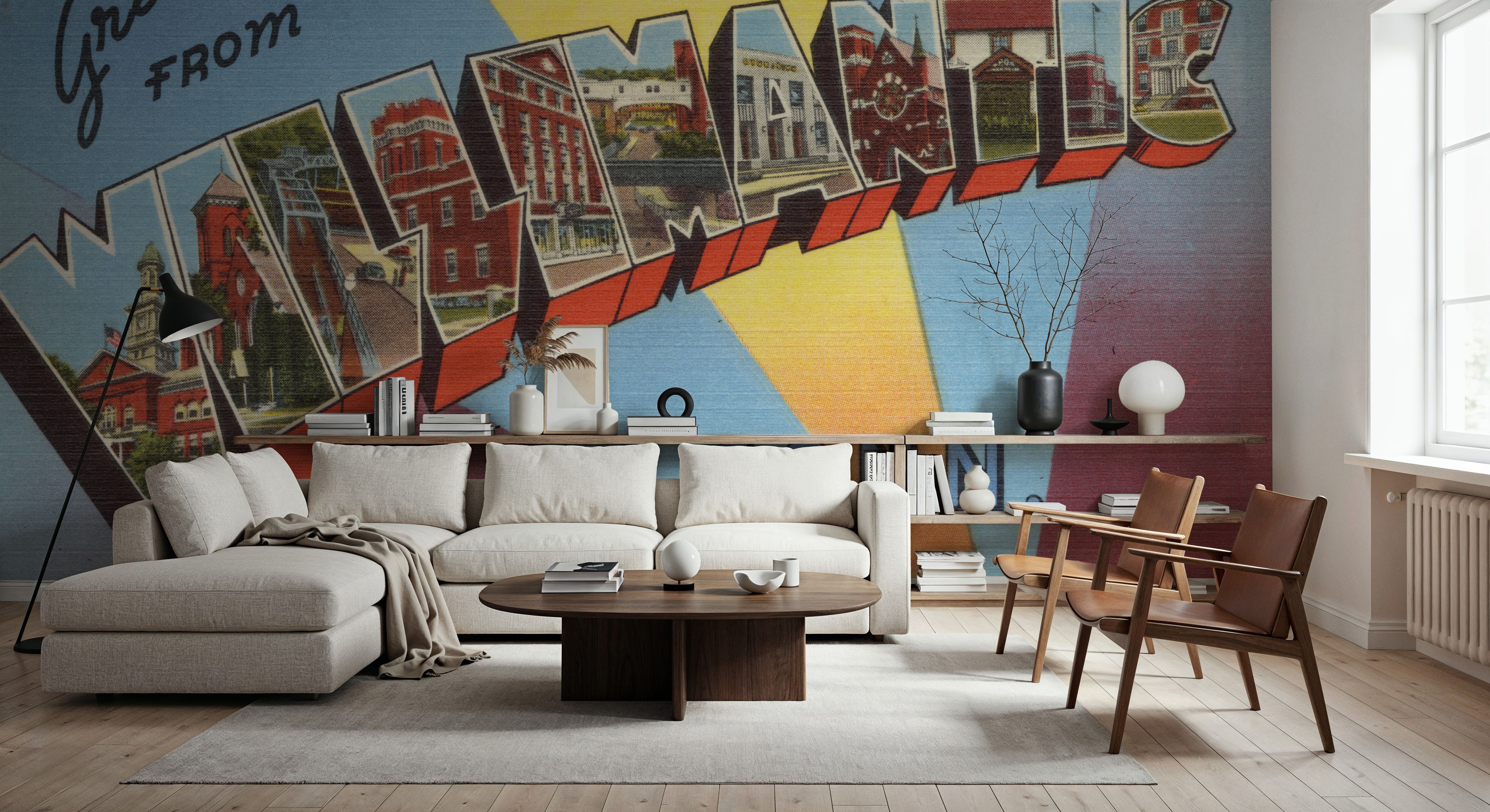 Greetings from Willimantic - Screenprint Postcard