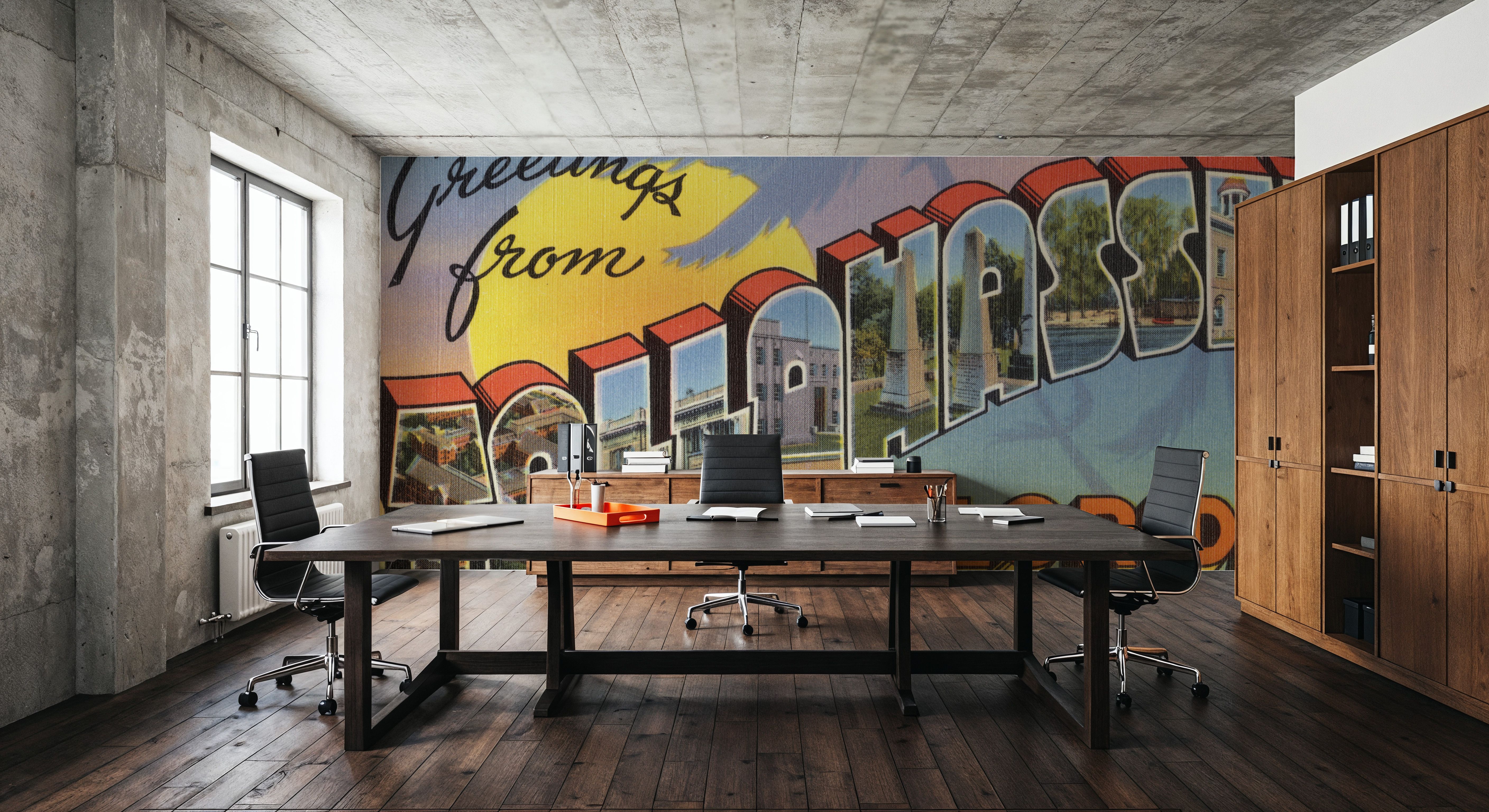 Greetings from Tallahassee - Screenprint Postcard