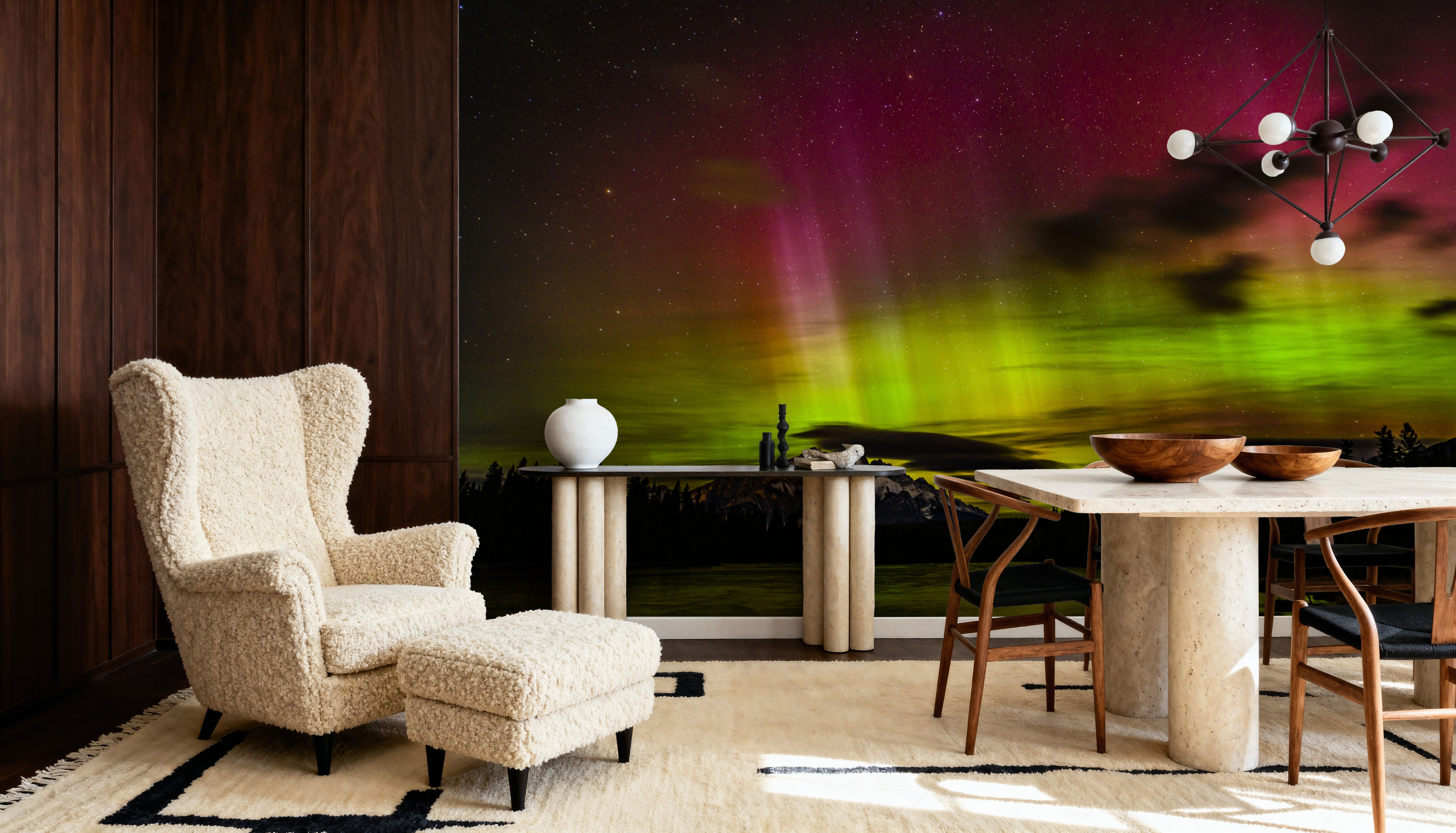 Aurora Borealis Colors, Wallpaper