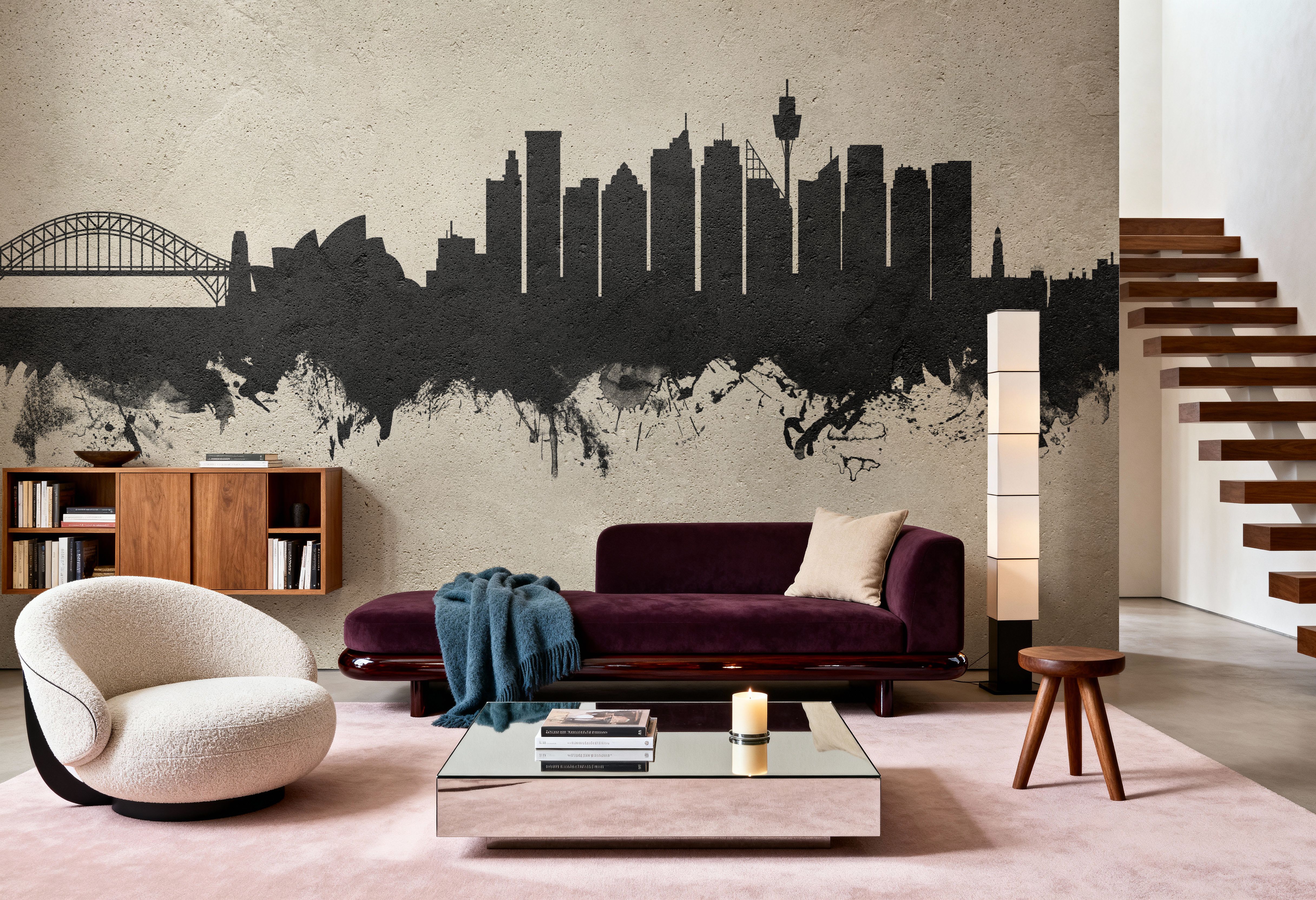 Sydney Australia Skyline Concrete