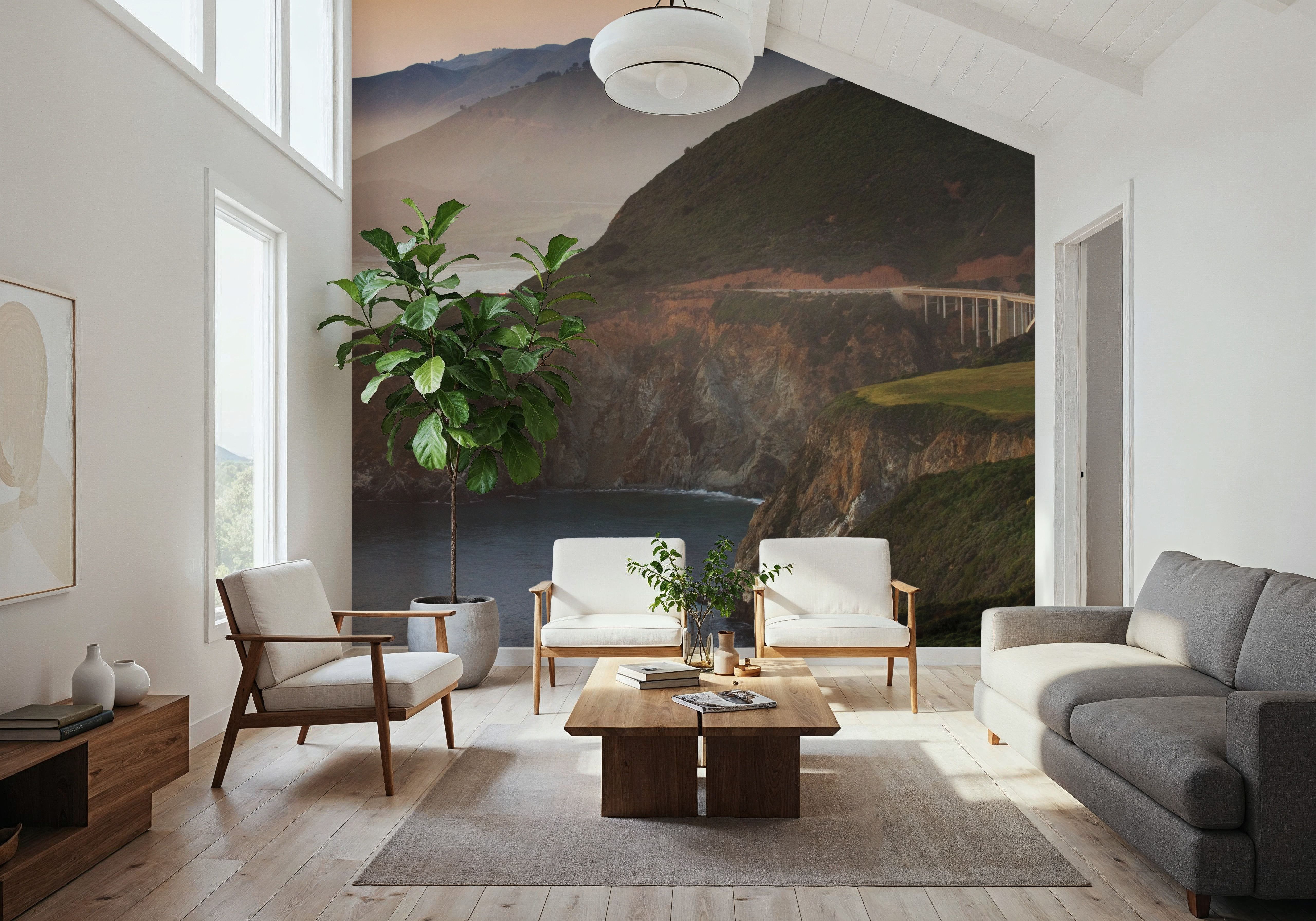 Rugged Coastal of Big Sur California, Wallpaper