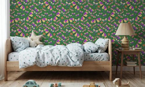 Butterfly Crowd, Green