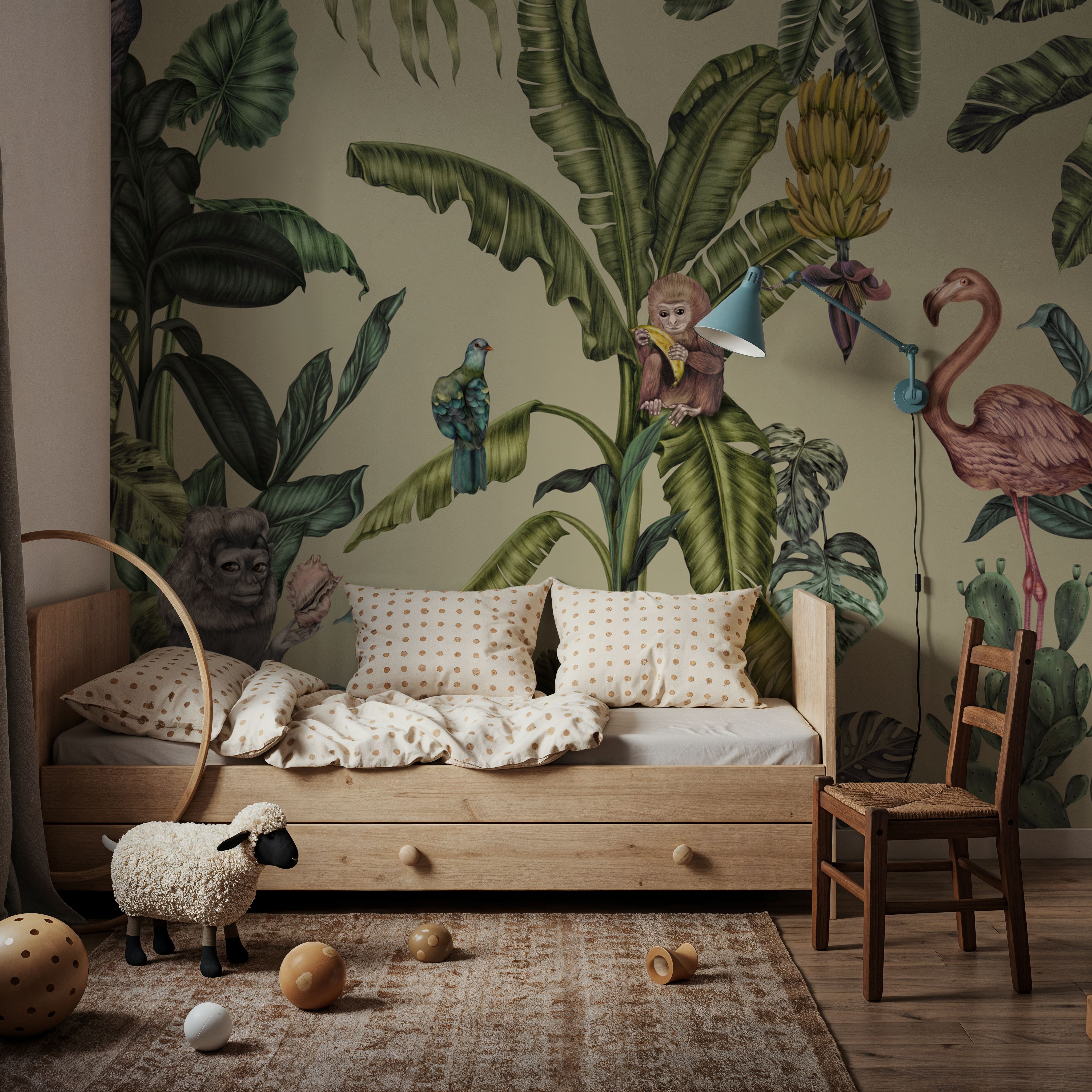 Monkeys With Birds, Laurel