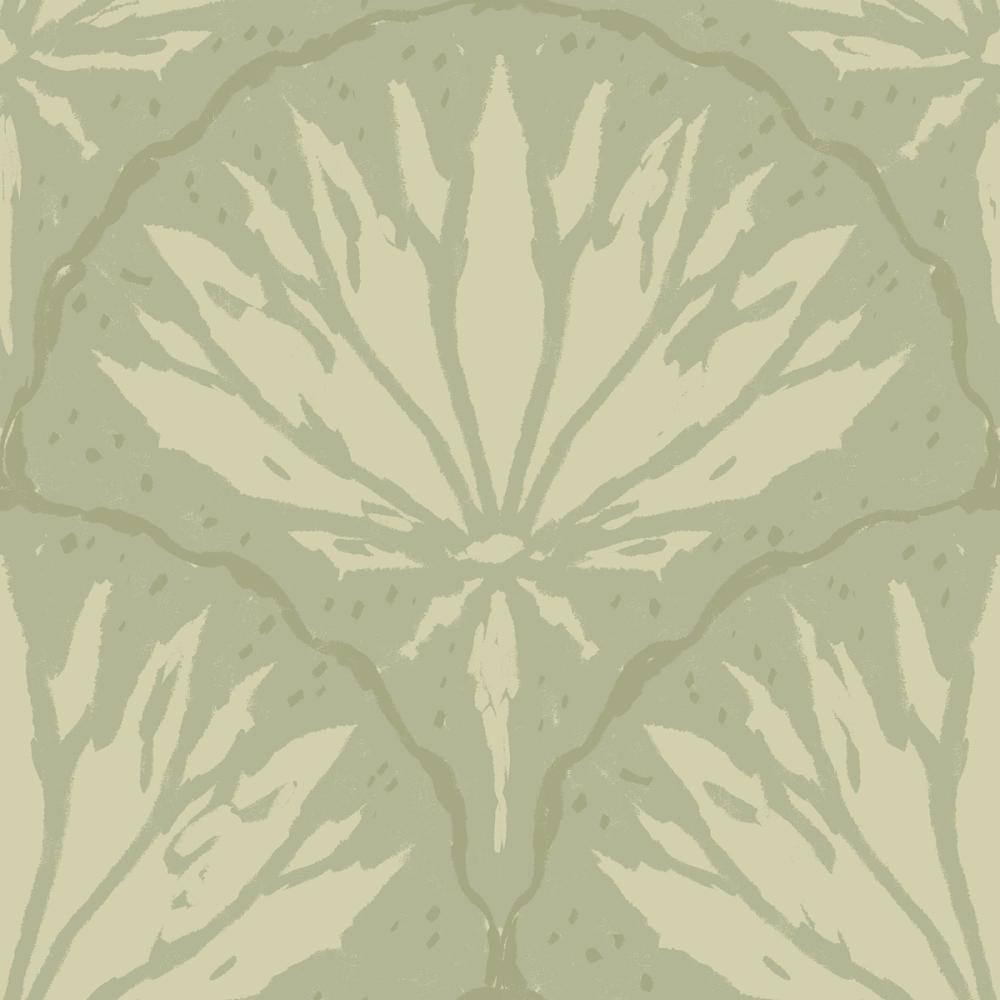 Abstract Water Lily, Sage