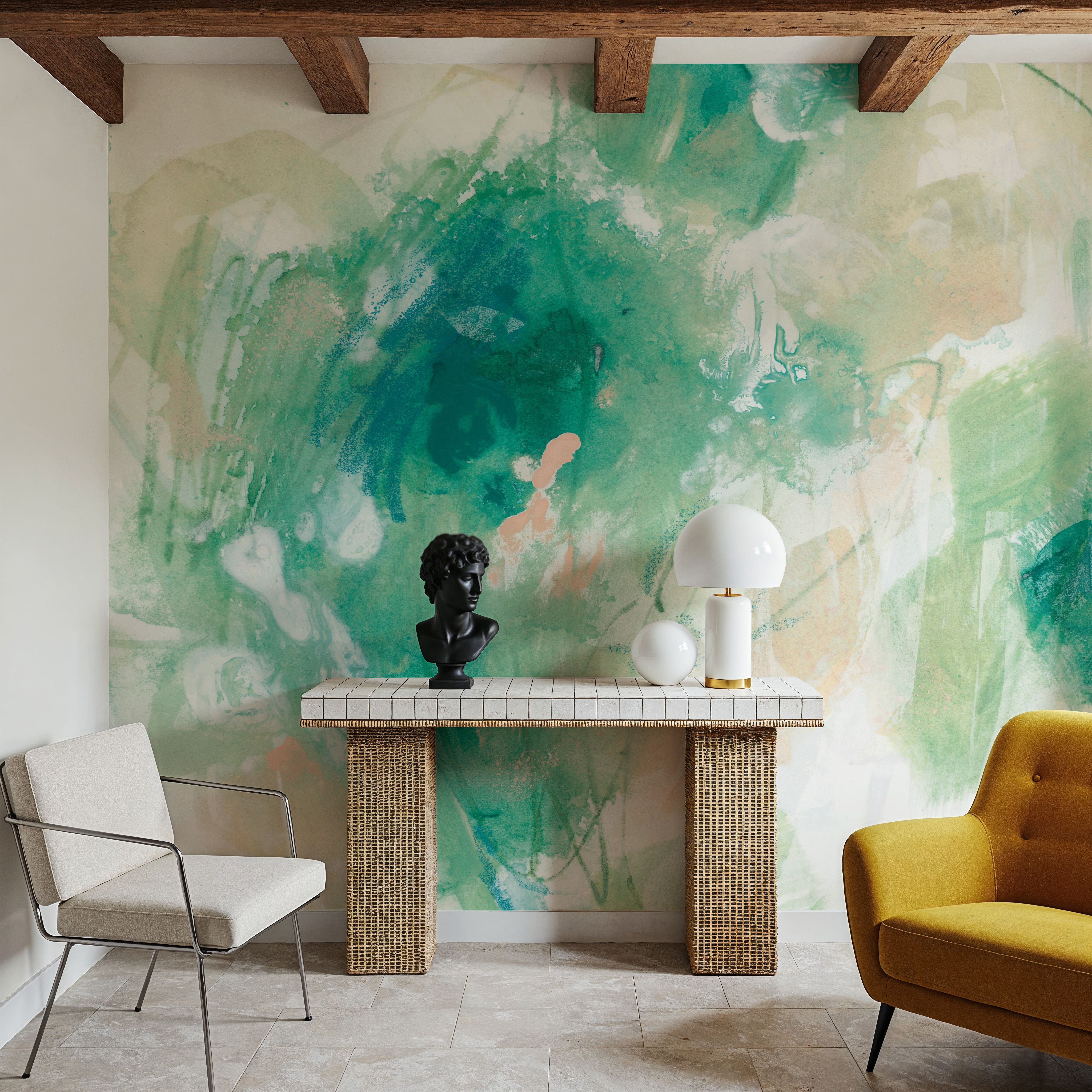 Verdigris and Melon I