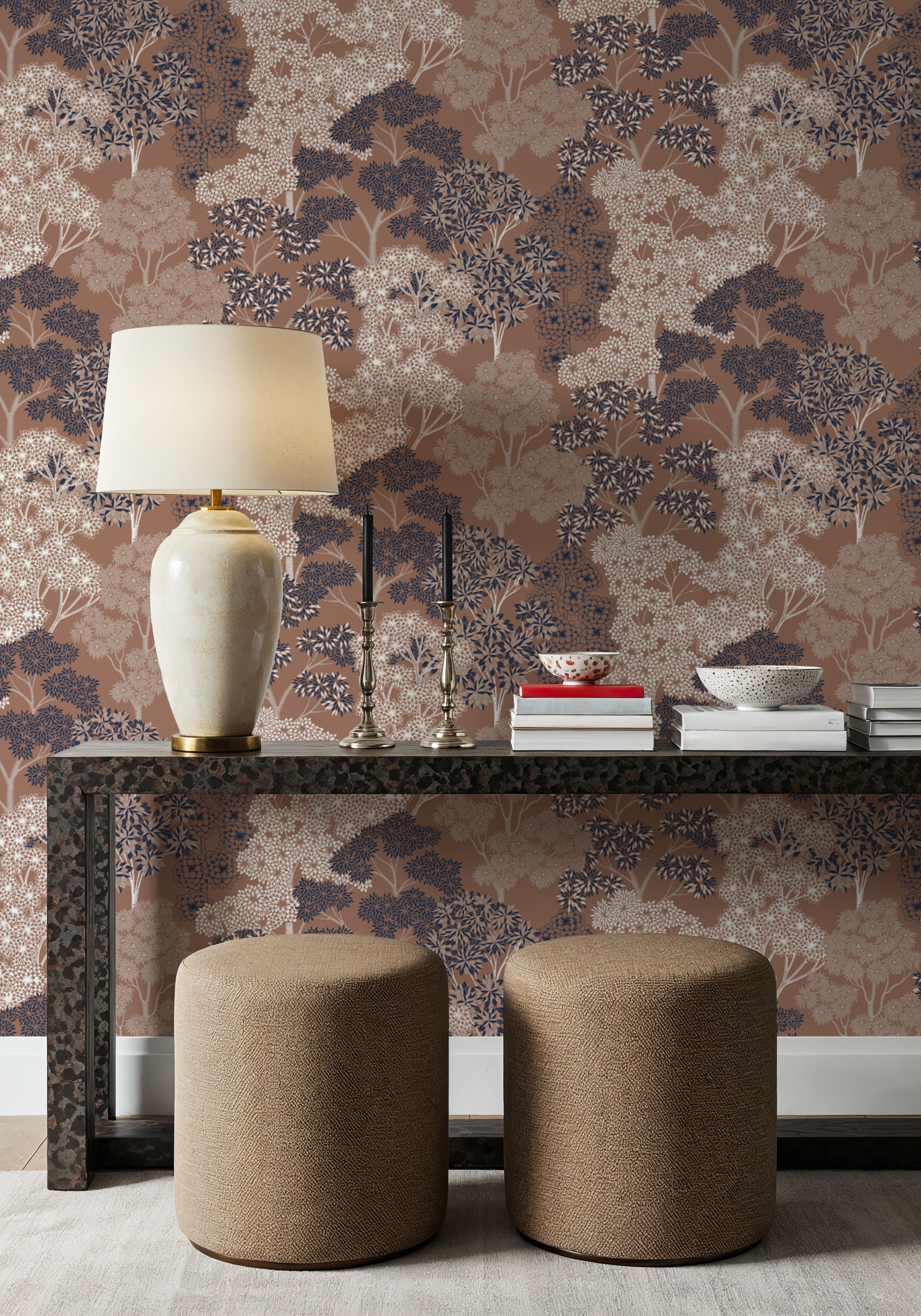Overleaf Woodland Pattern, Fudge
