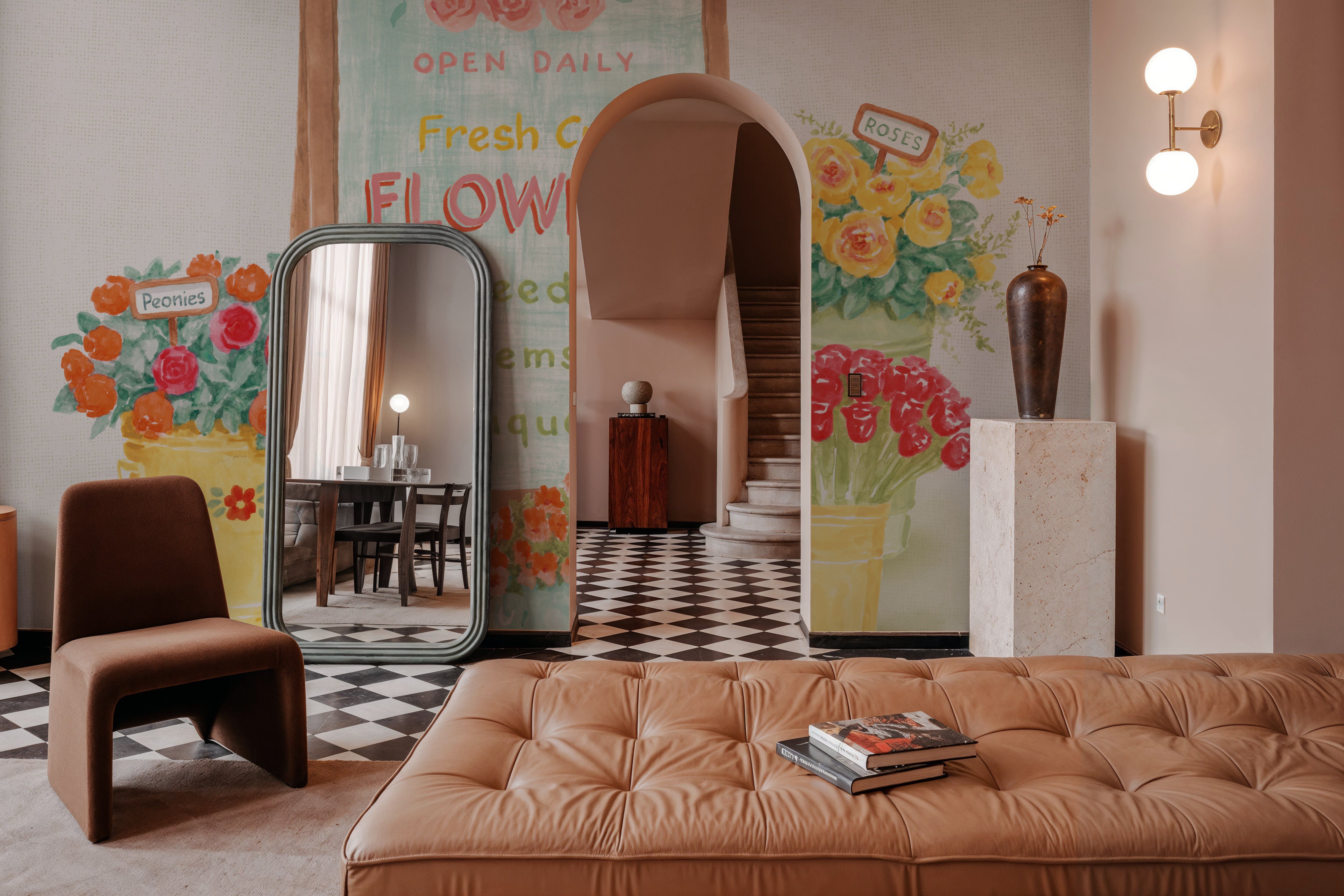 Flea Market Flowers II, Papier peint