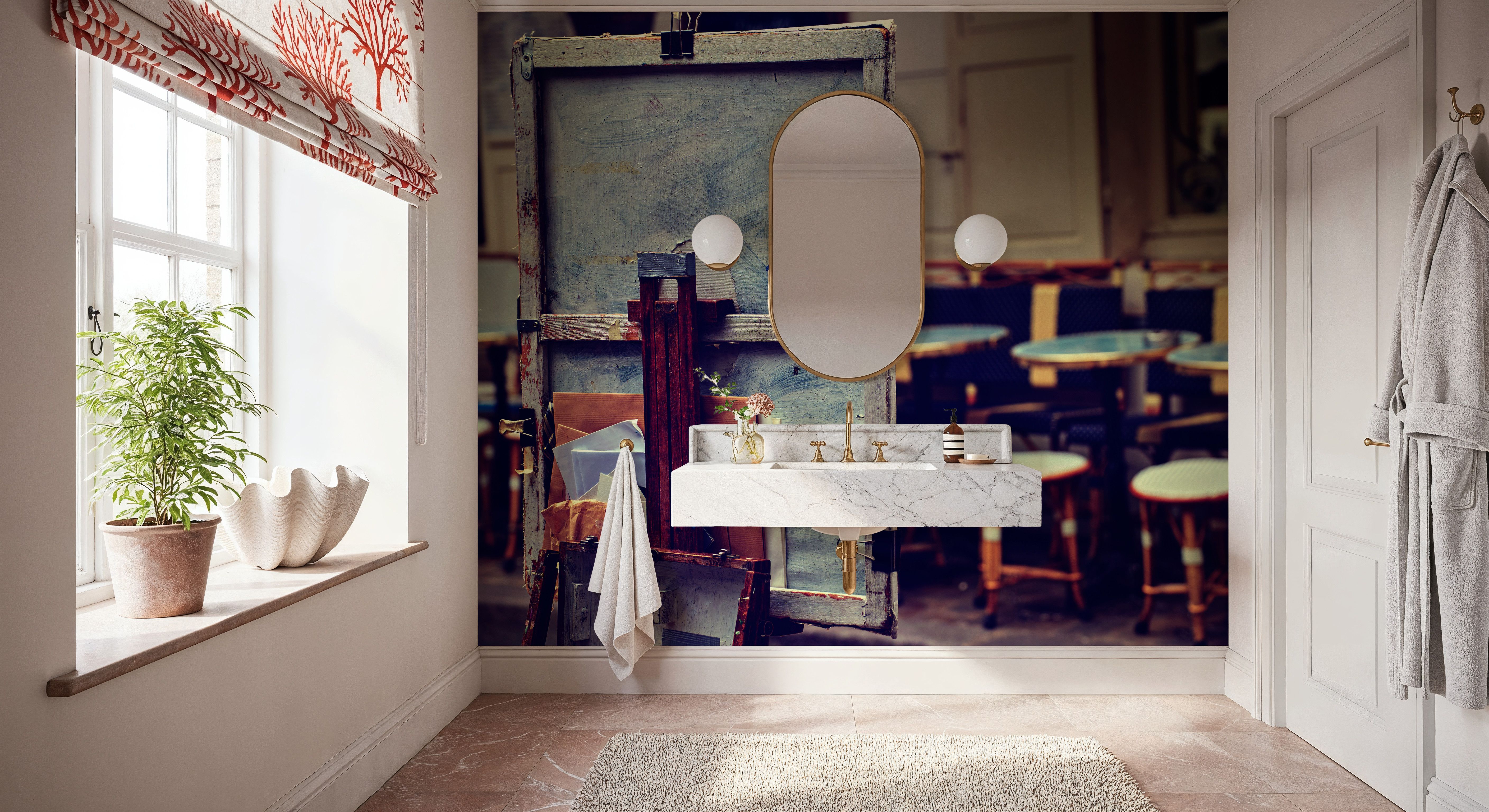 Artist's Café, Wallpaper