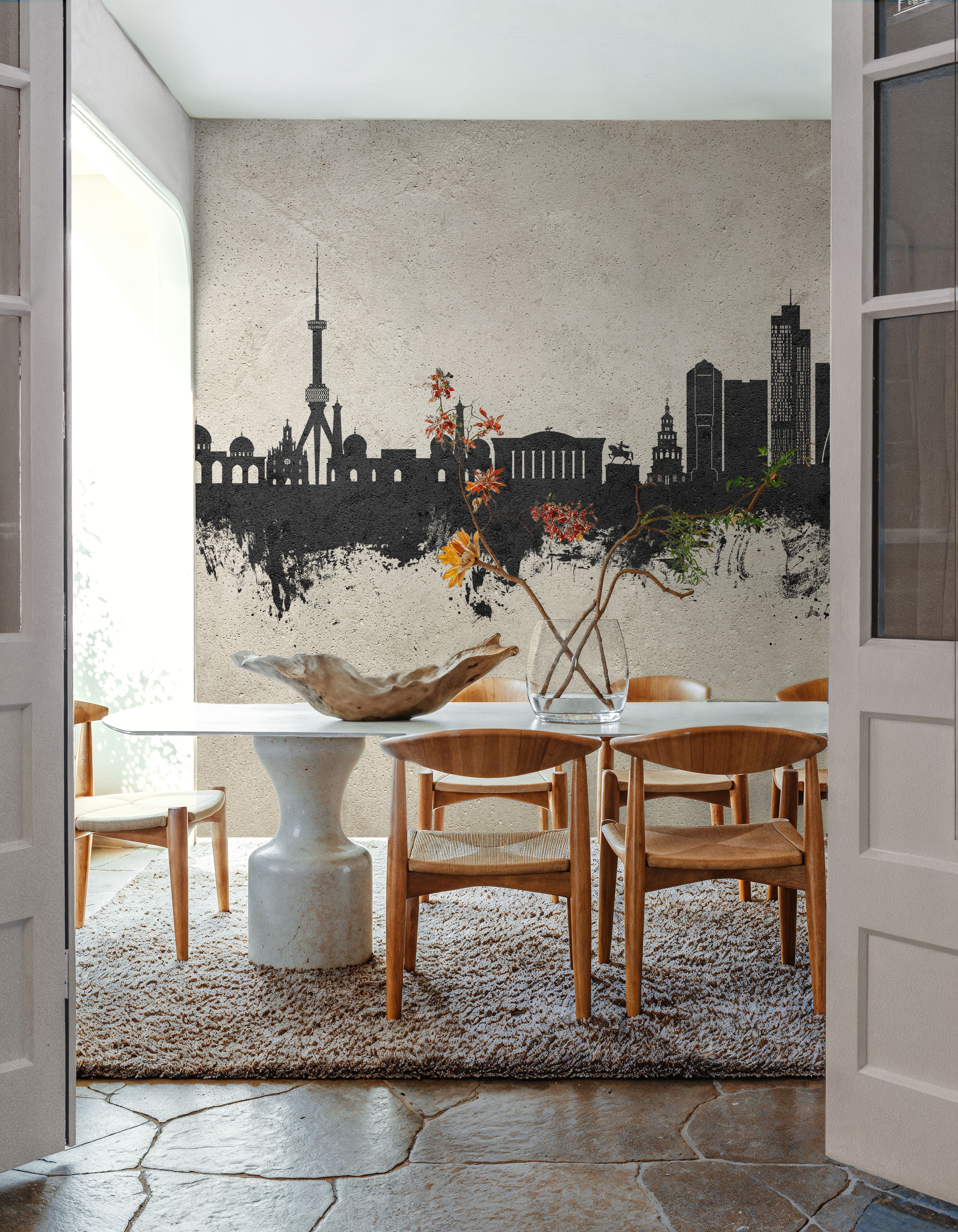 Tashkent Uzbekistan Skyline Concrete