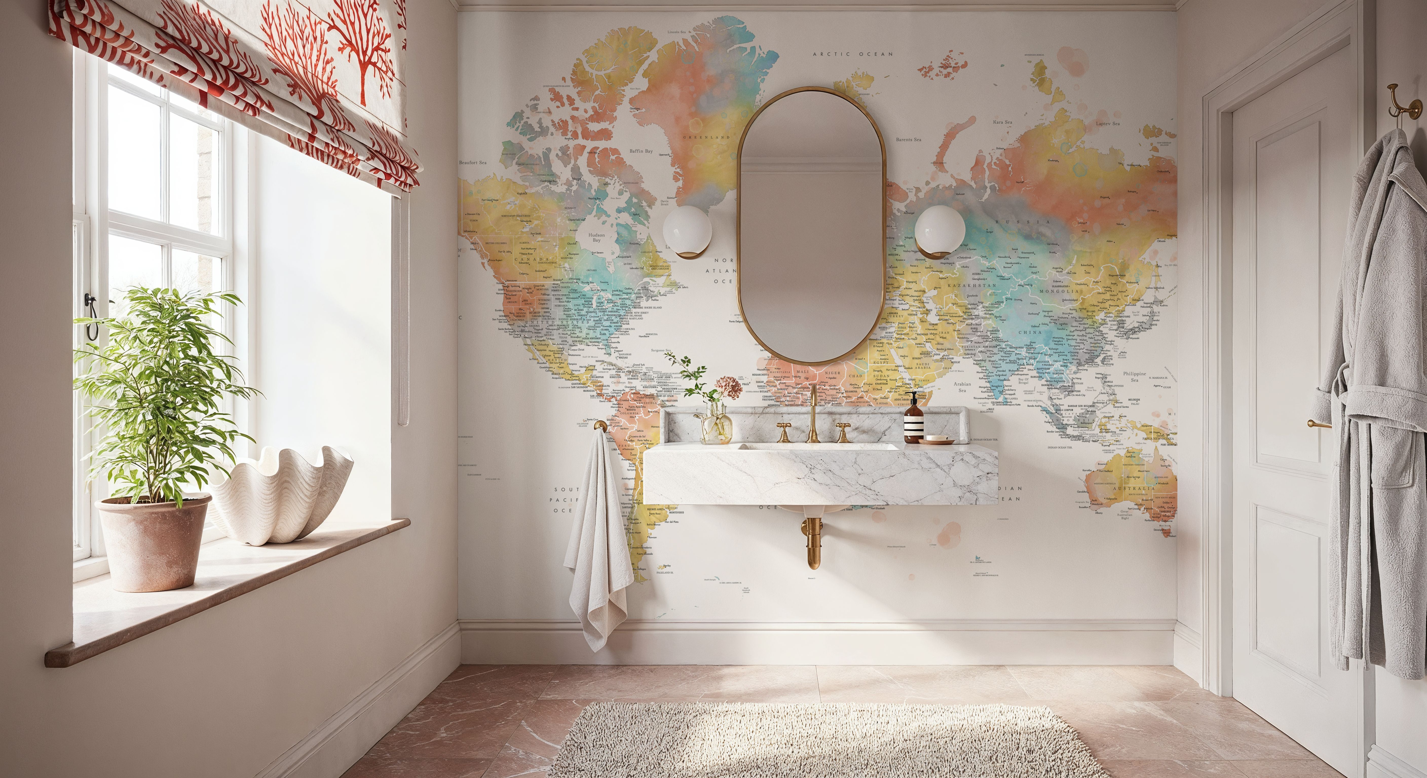 World Map Cities - Fifi