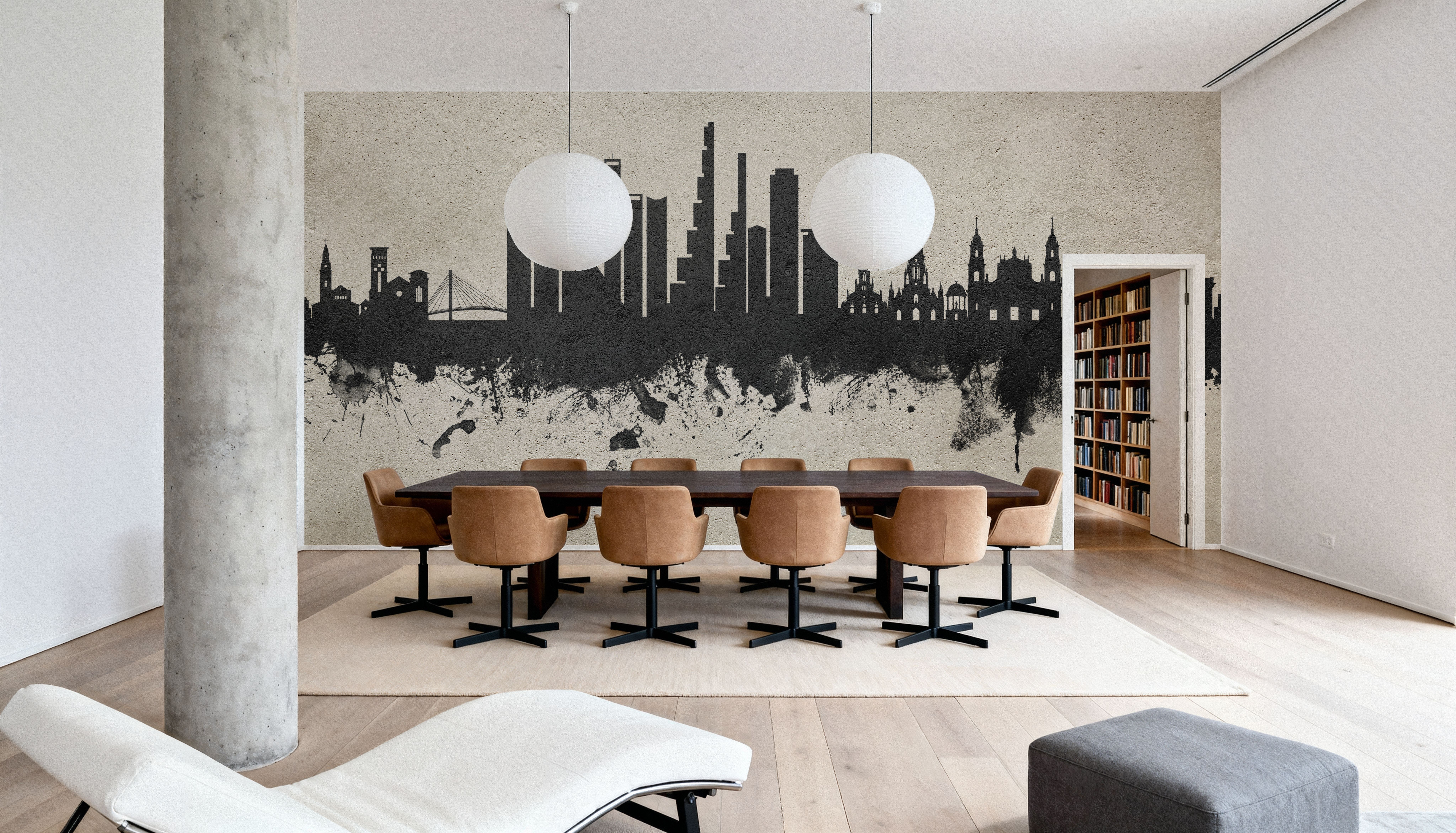 Bogotá Colombia Skyline Concrete, Wallpaper