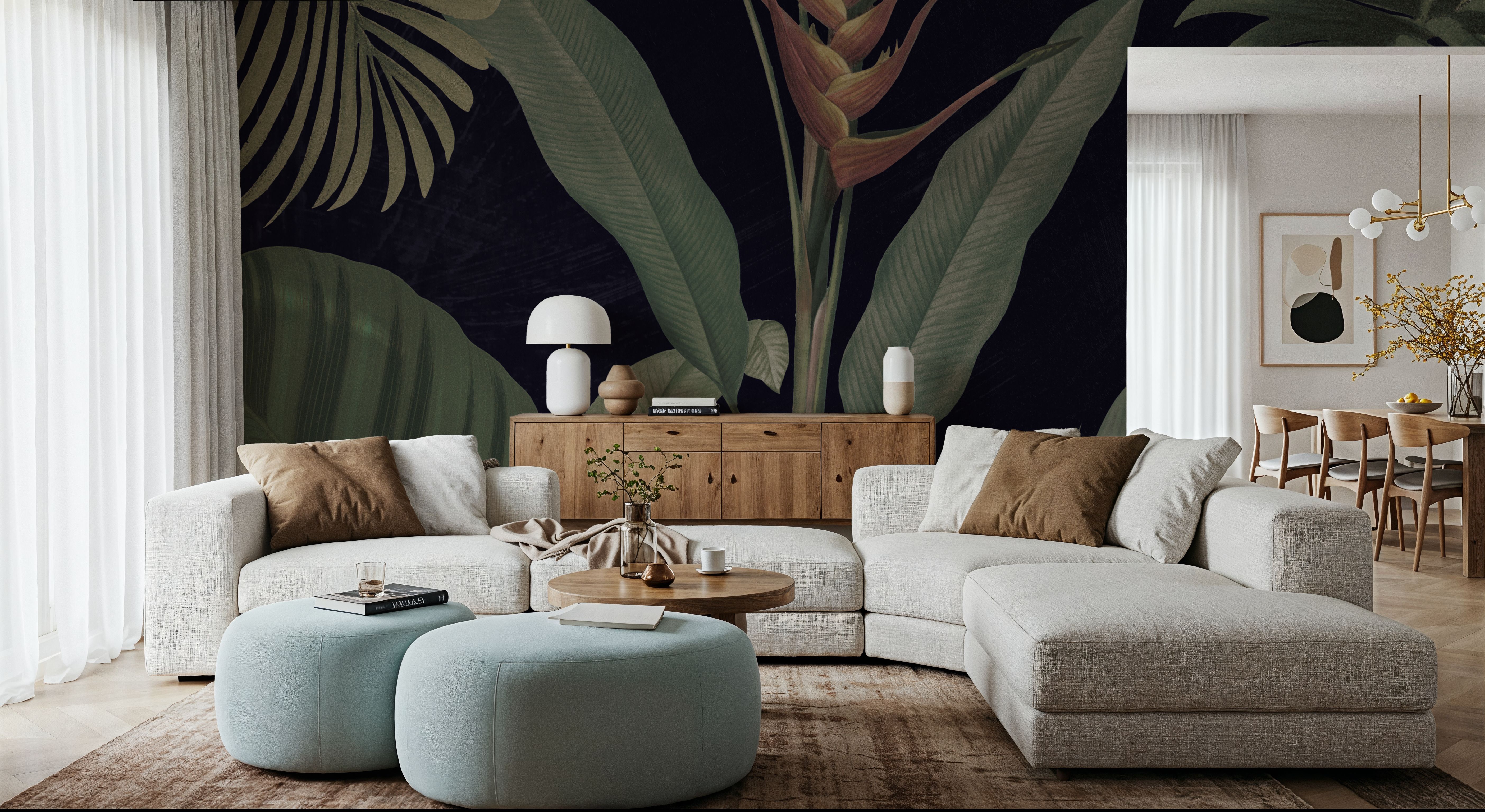 Dramatic Tropical II Light, Wallpaper