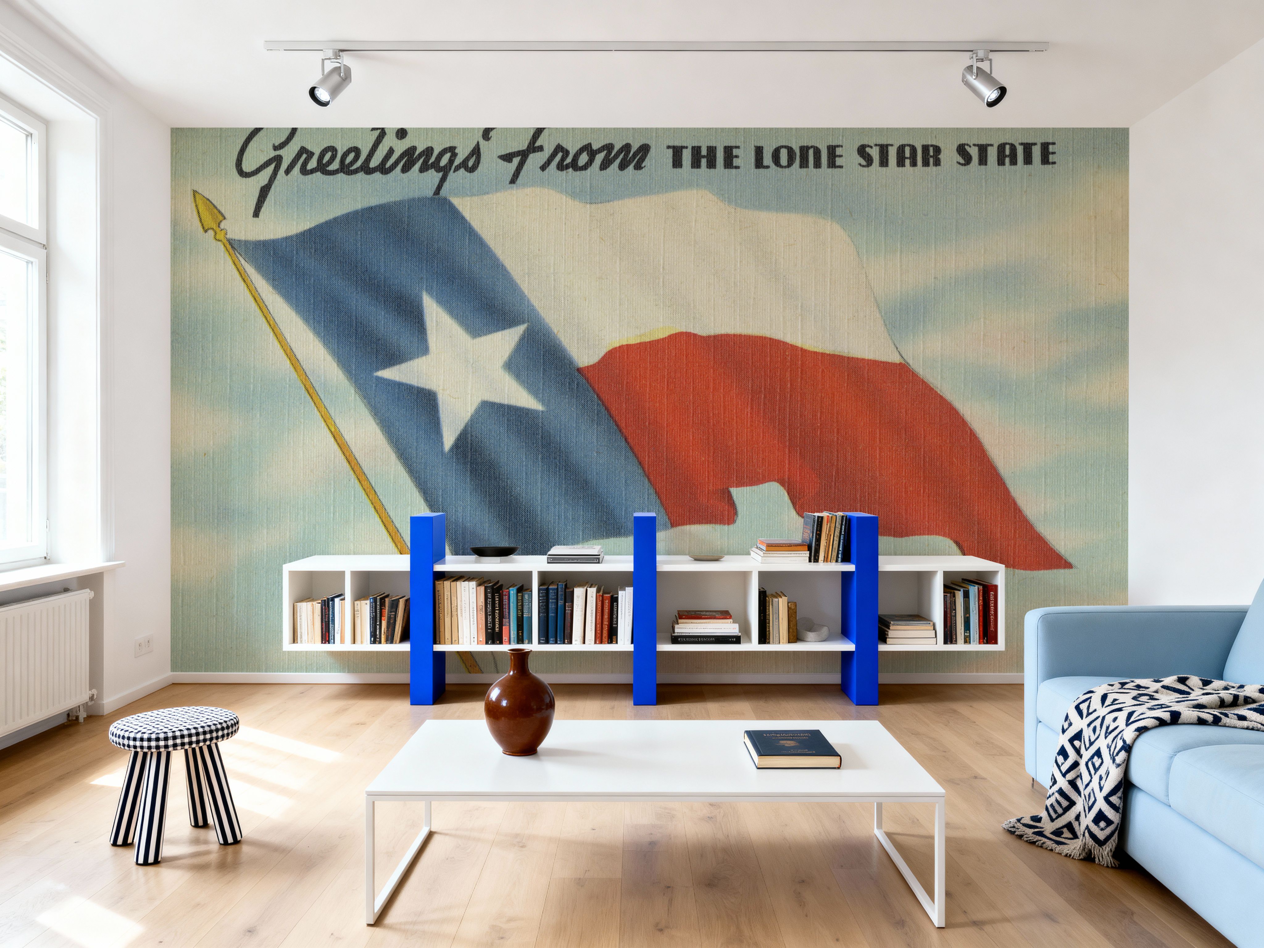 Greetings from the Lone Star State - Screenprint Postcard