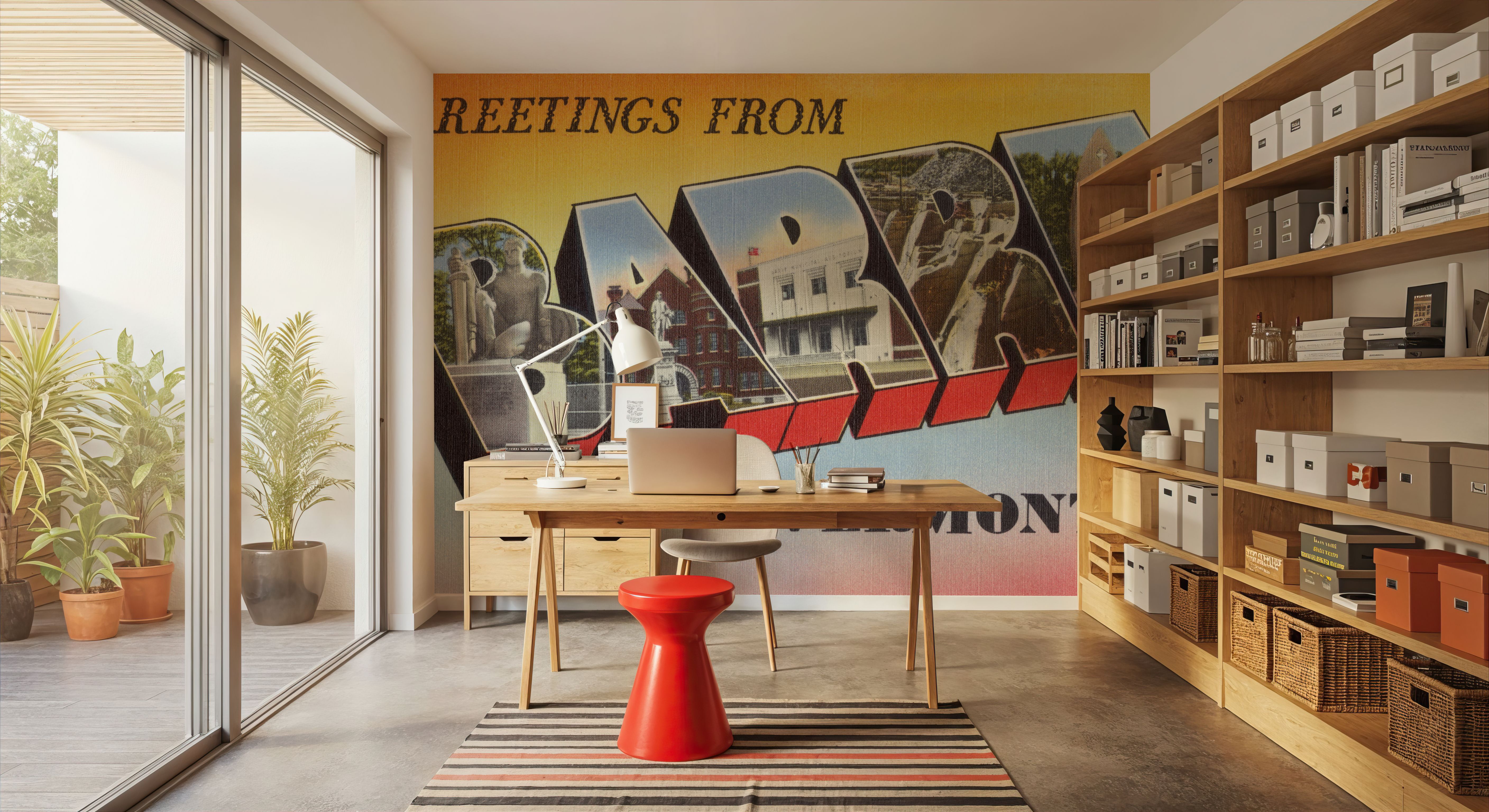 Greetings from Barre - Screenprint Postcard
