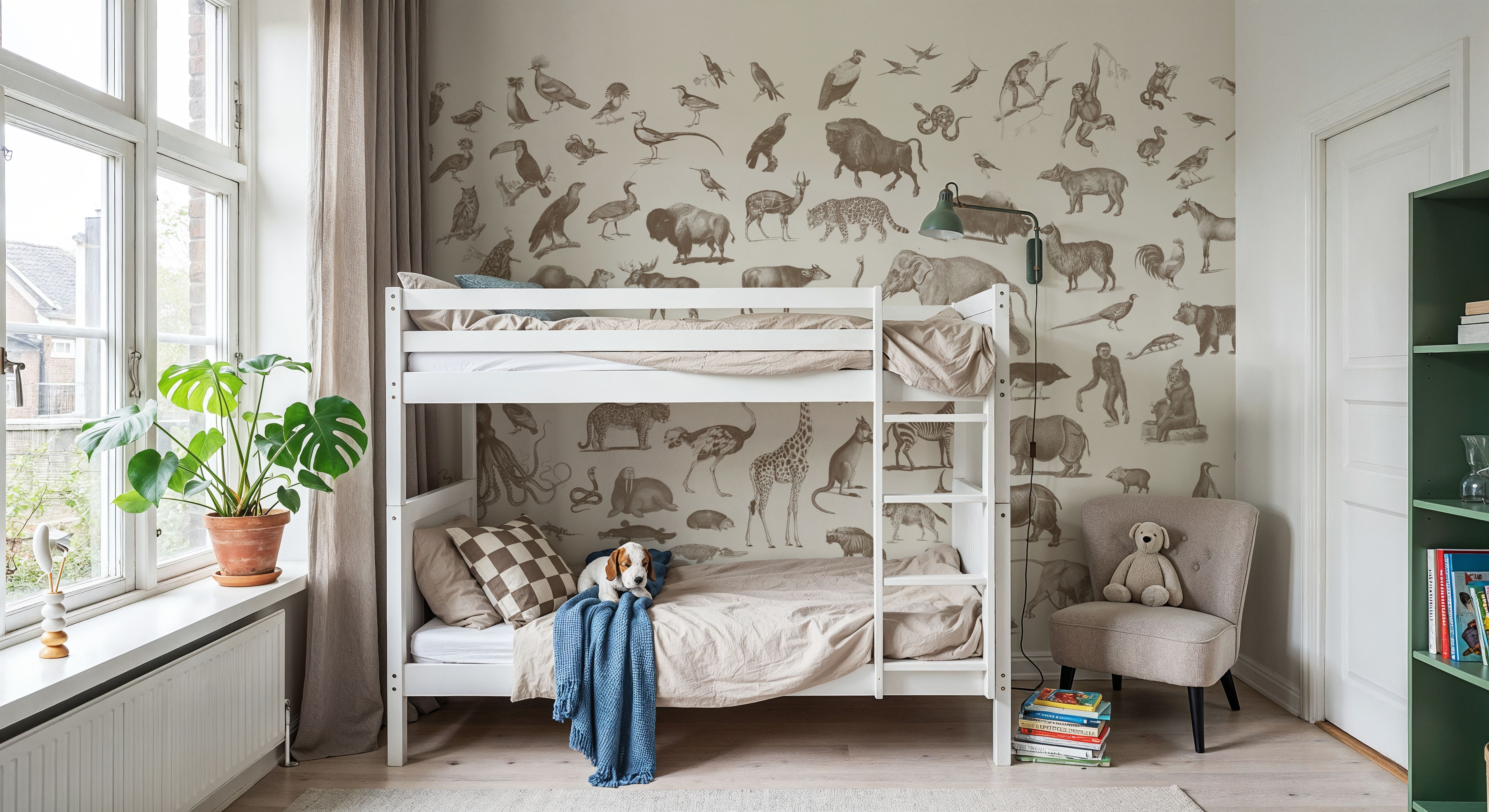 Vintage Animals, Beige