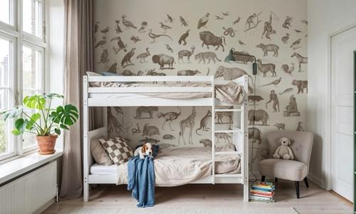 Vintage Animals, Beige